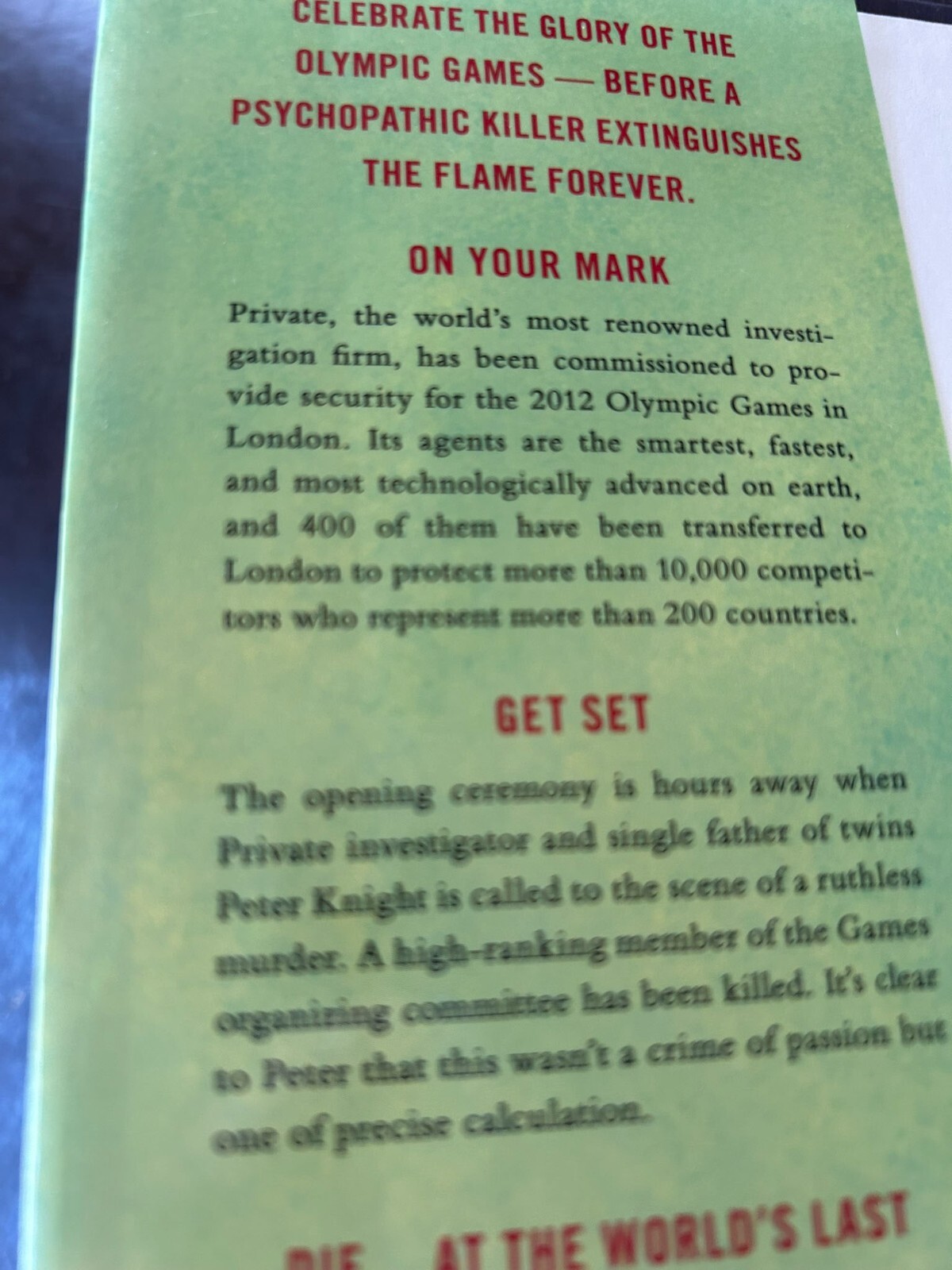 Private Games by James Patterson 2012 Hardcover/Dust Jacket
