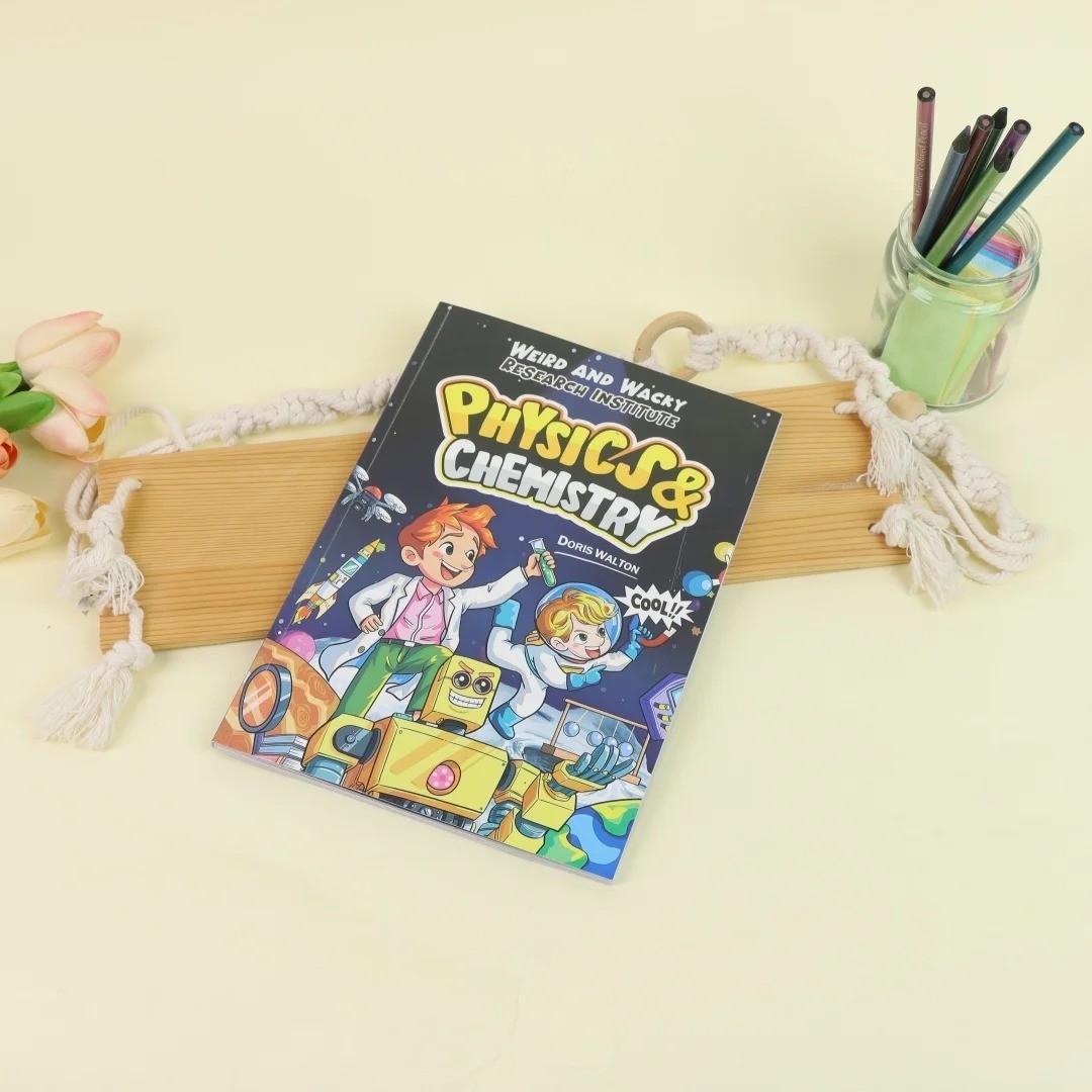 Physics & Chemistry Comic Science Book for Kids – Fun STEM Learning Gift