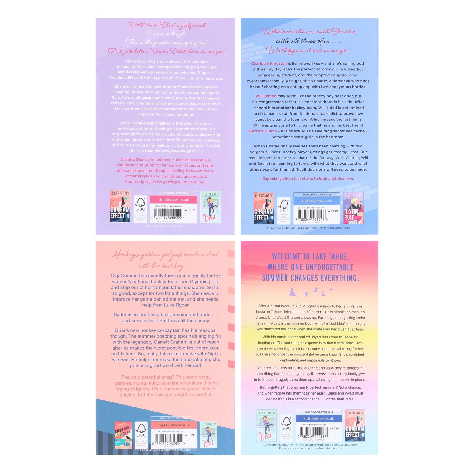 Campus Diaries Series by Elle Kennedy 4 Books Set – Fic – PB