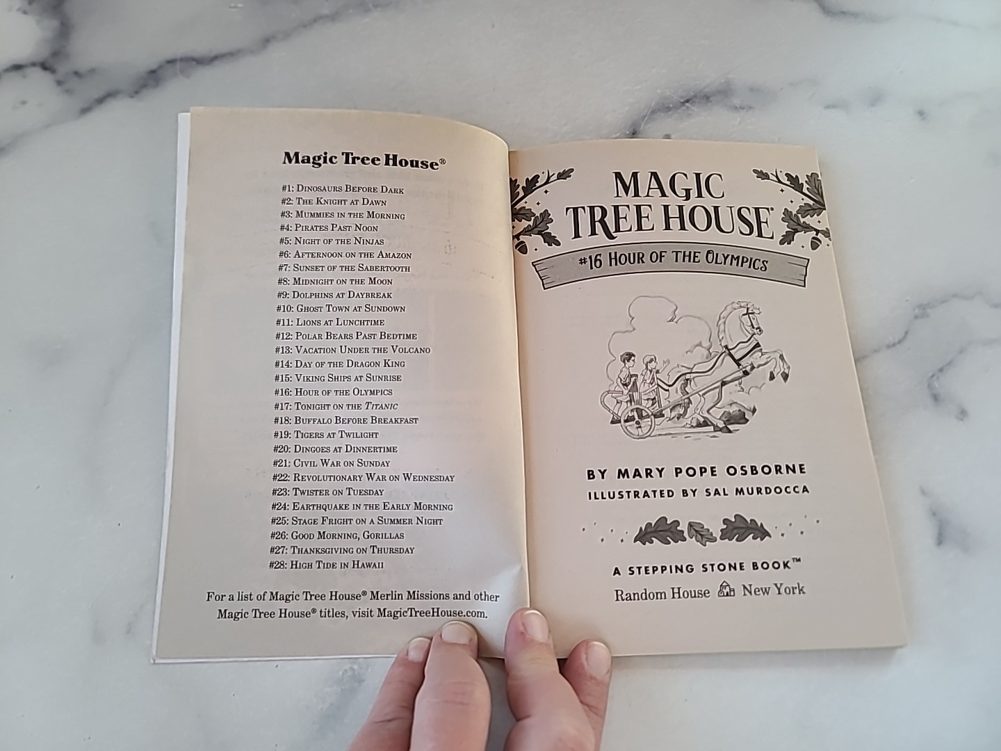 Hour of the Olympics (Magic Tree House #16) by Mary Pope Osborne (1998,…