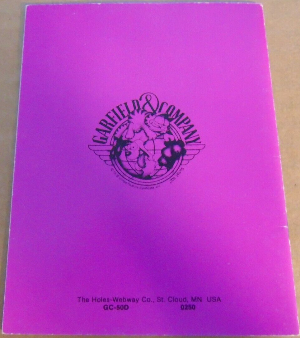 Garfield little book (16 pages) c1983 “Id’ Start My Diet Tomorrow, But…”