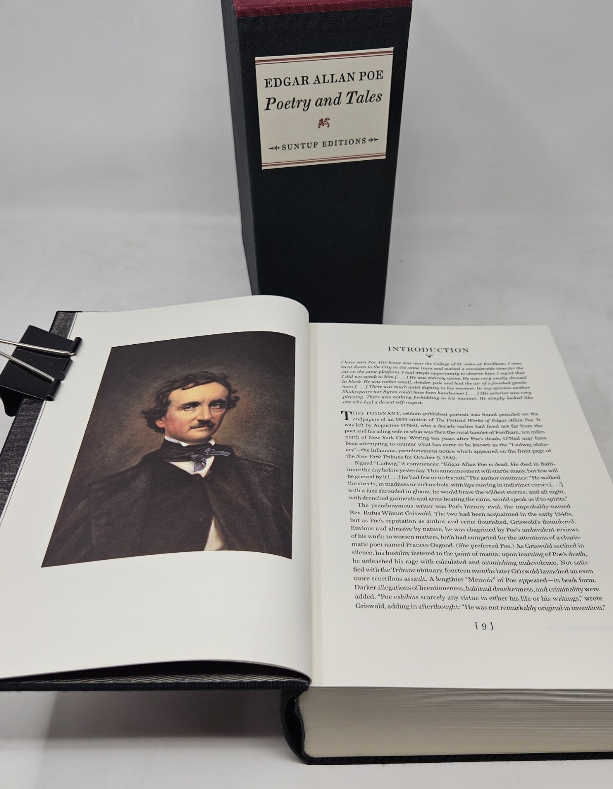 Edgar Allan Poe: Poetry and Tales – Numbered Limited to 310 DUAL-SIGNED – NEW