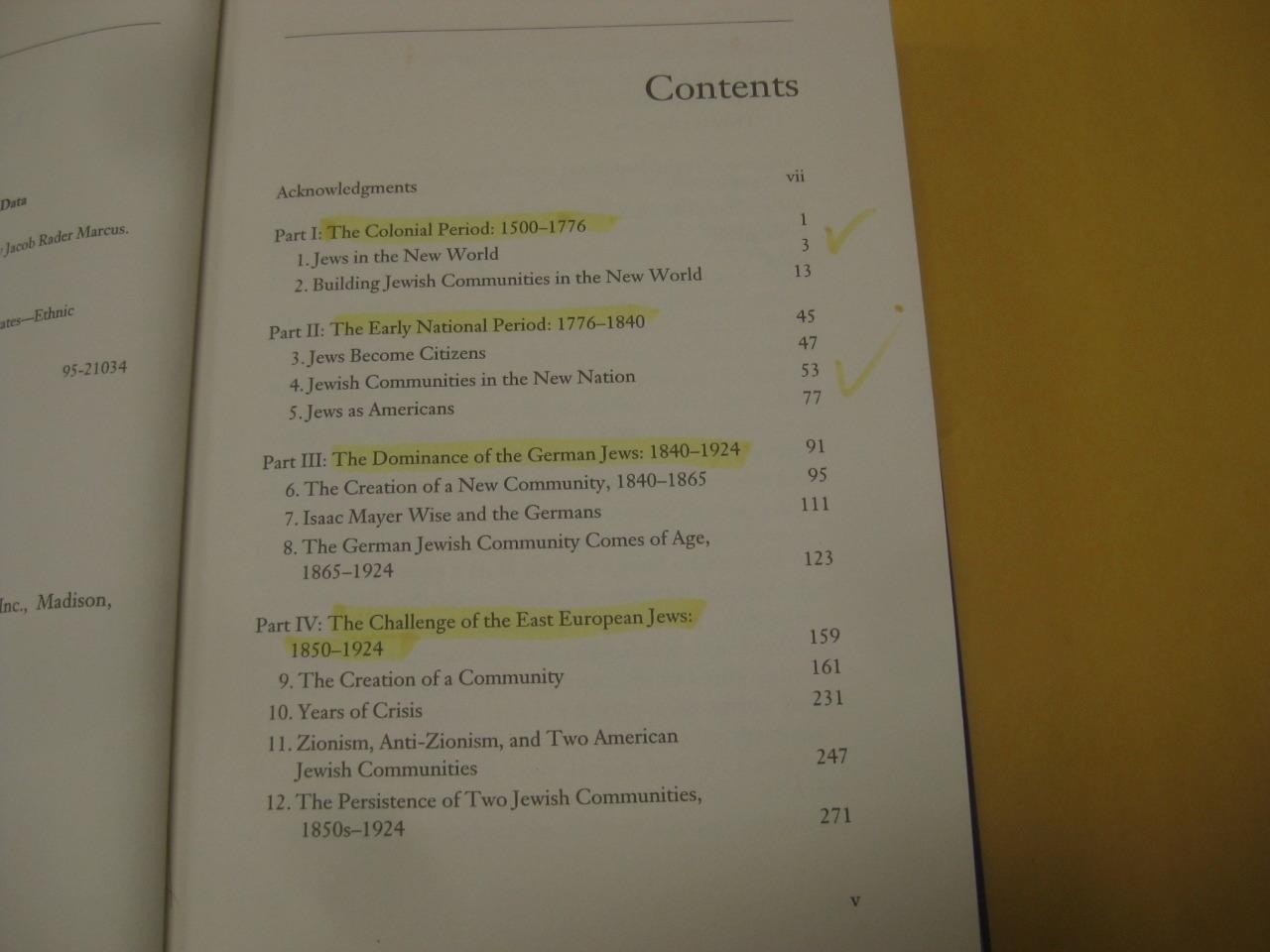 The American Jew, 1585-1990: A History by Jacob Rader Marcus