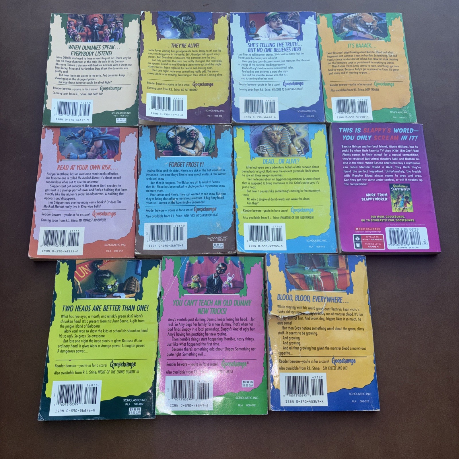 11 Original 1990s Goosebumps Books Vintage Horror All The Best Titles!