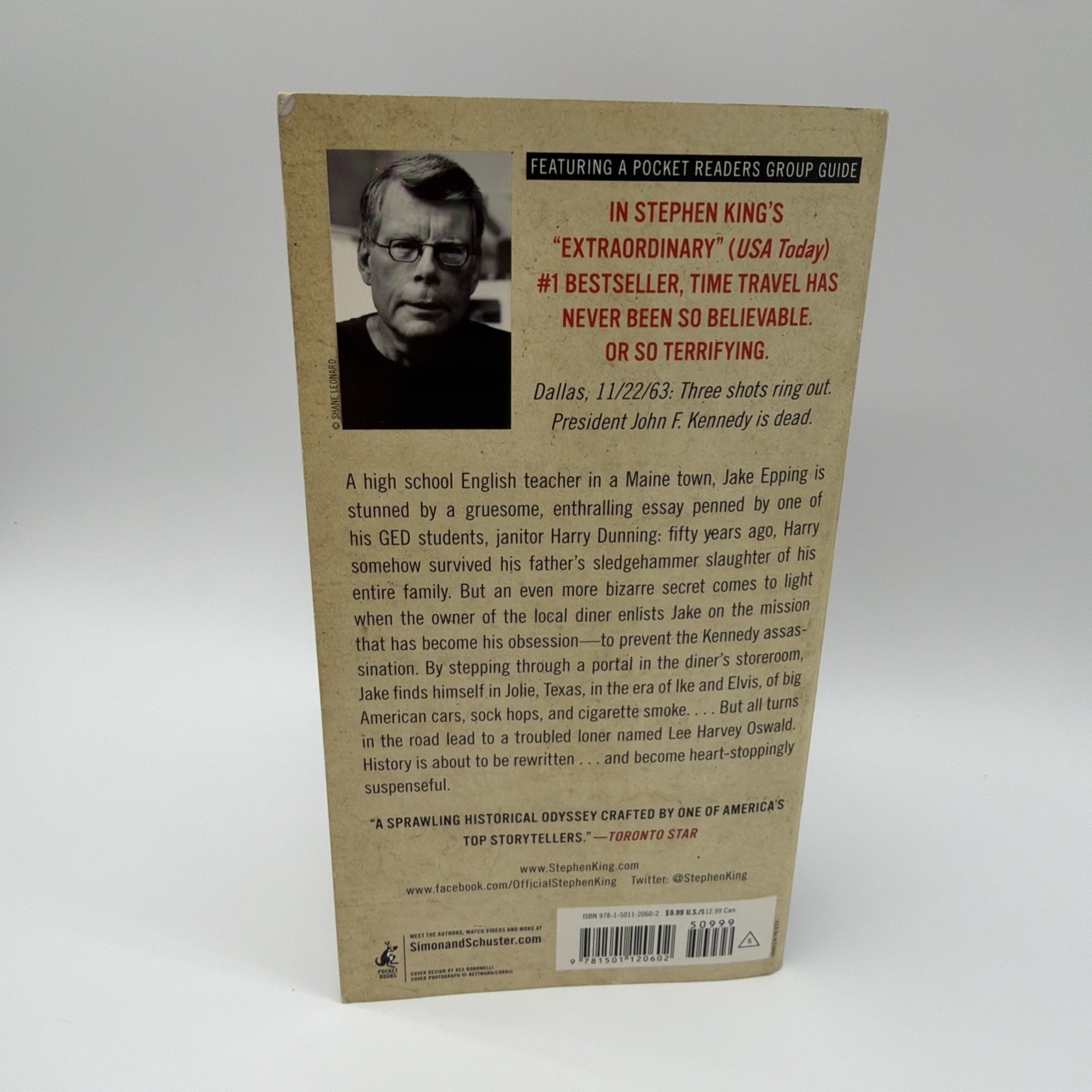 Stephen King 11/22/63 JFK Slain In Dal Paperback Book A5