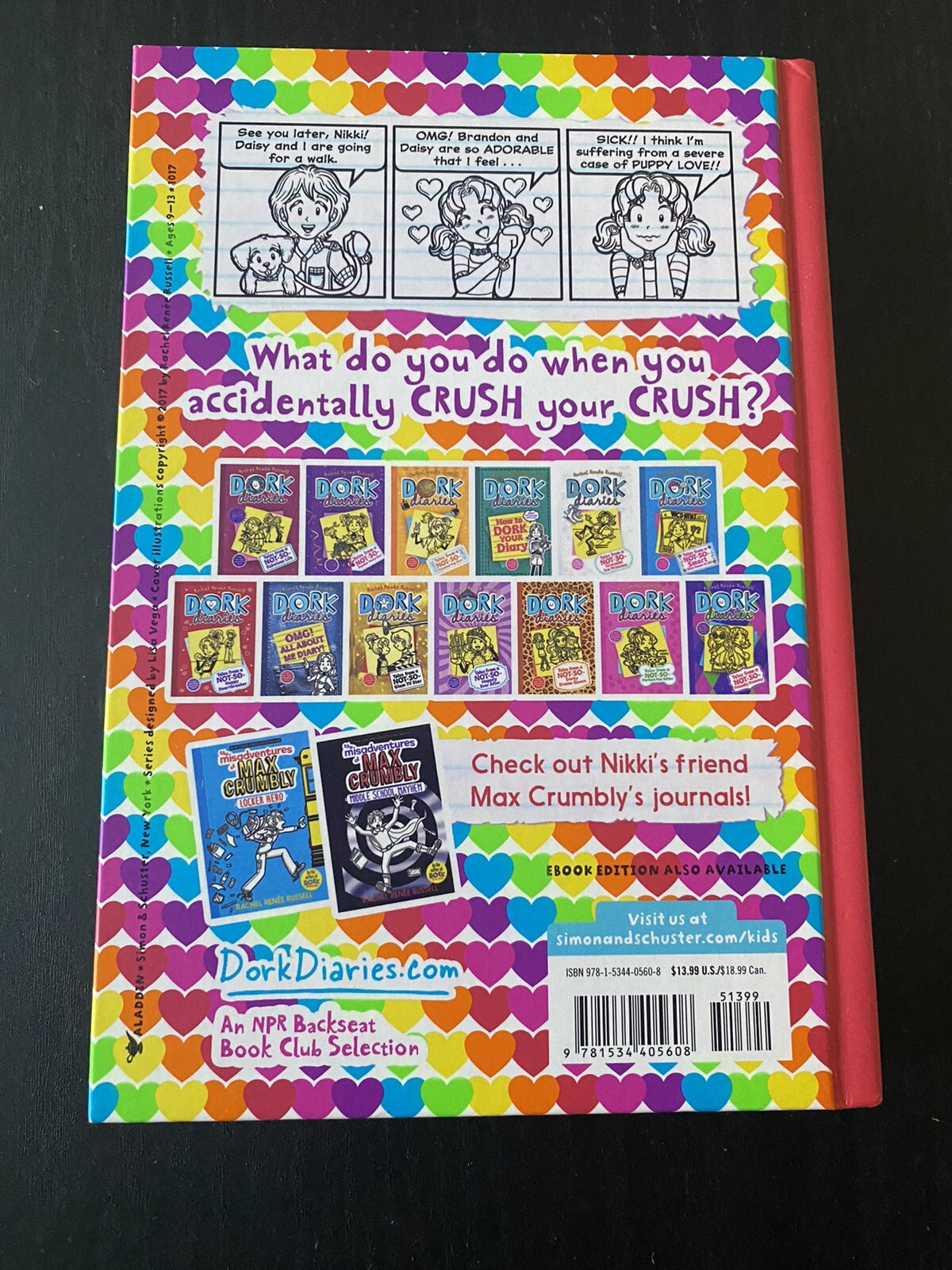 Tales from a Not-So-Secret Crush by Rachel Renee Russell (2020, Library Binding)