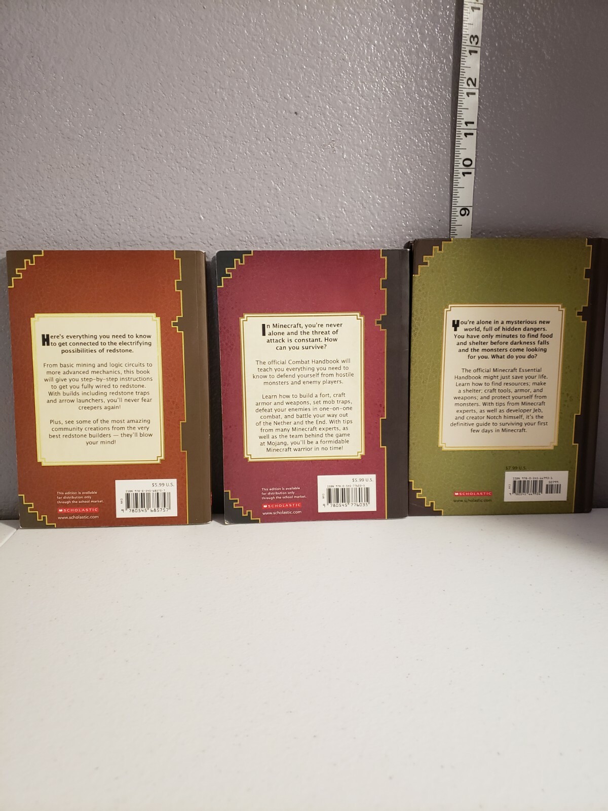 Schoolastic Minecraft Handbook Lot of 3