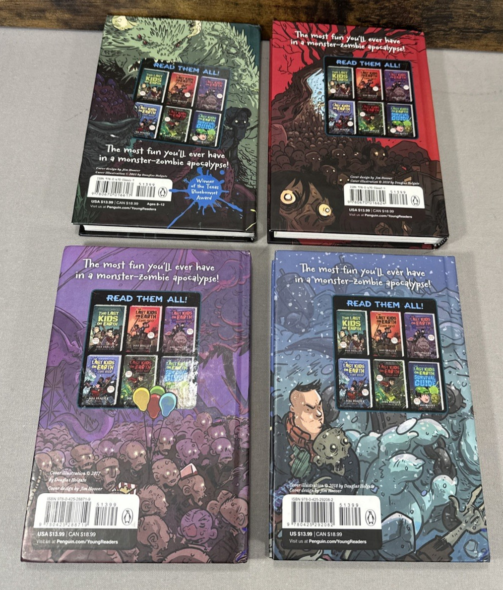 The Last Kids on Earth Hard Cover Books Set 1 – 4