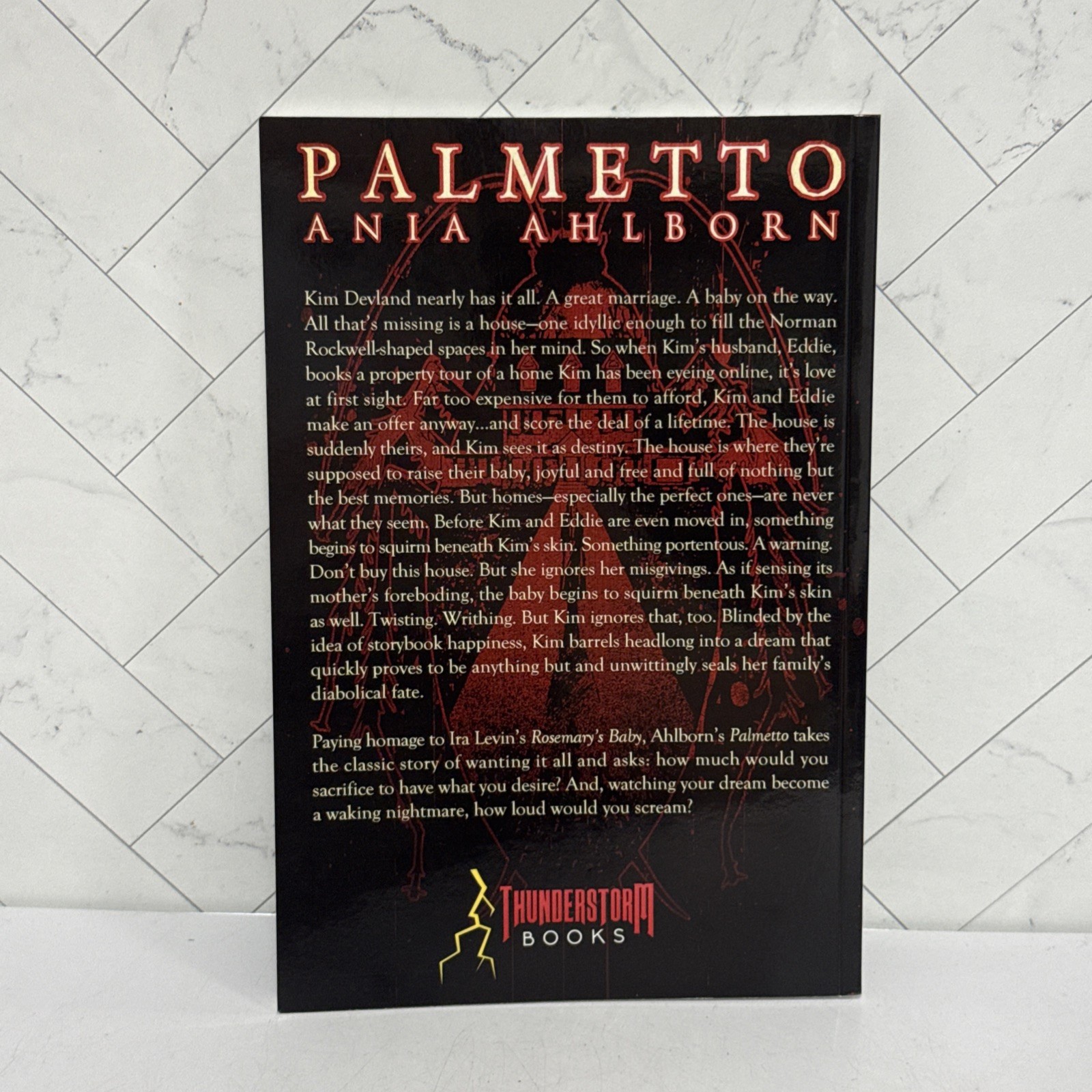 PALMETTO Ania Ahlborn Signed Limited Edition Thunderstorm Books 2021 horror
