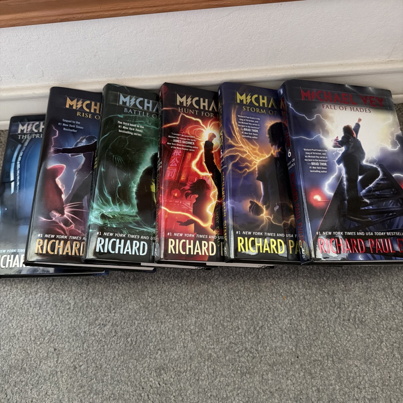 Michael Vey Series 1-6 set 1 2 3 4 5 6 hardback lot Richard Paul Evans