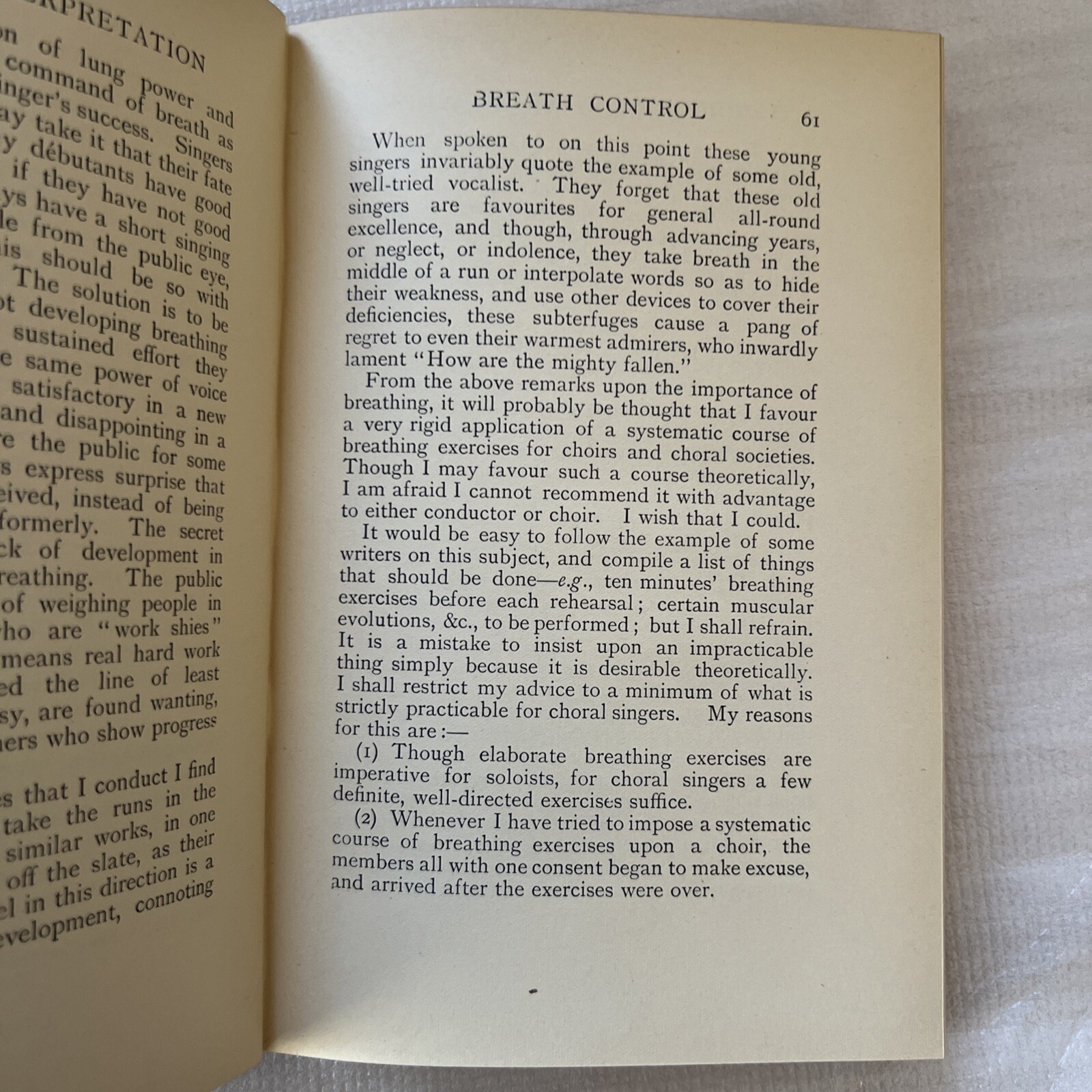 “Choral Technique and Interpretation” By Henry Coward (1951) – Rare Vintage Book