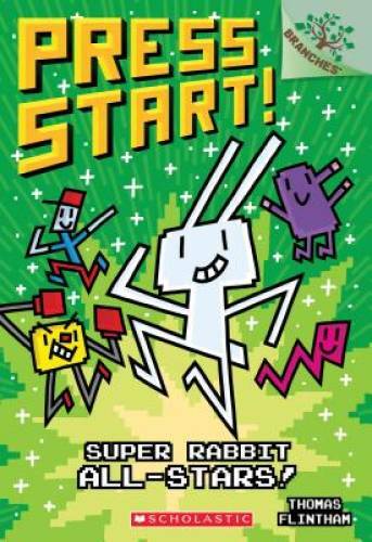 Super Rabbit All-Stars!: A Branches Book (Press Start! #8) – Paperback – GOOD