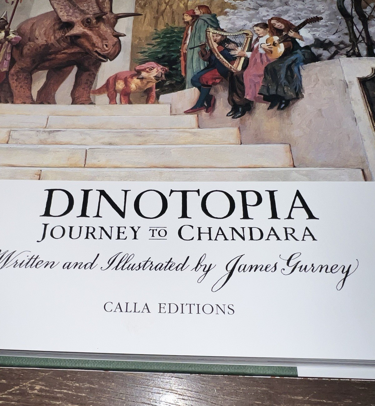 Calla Edition Dinotopia Journey to Chandara Signed Dinosaur Drawing James Gurney