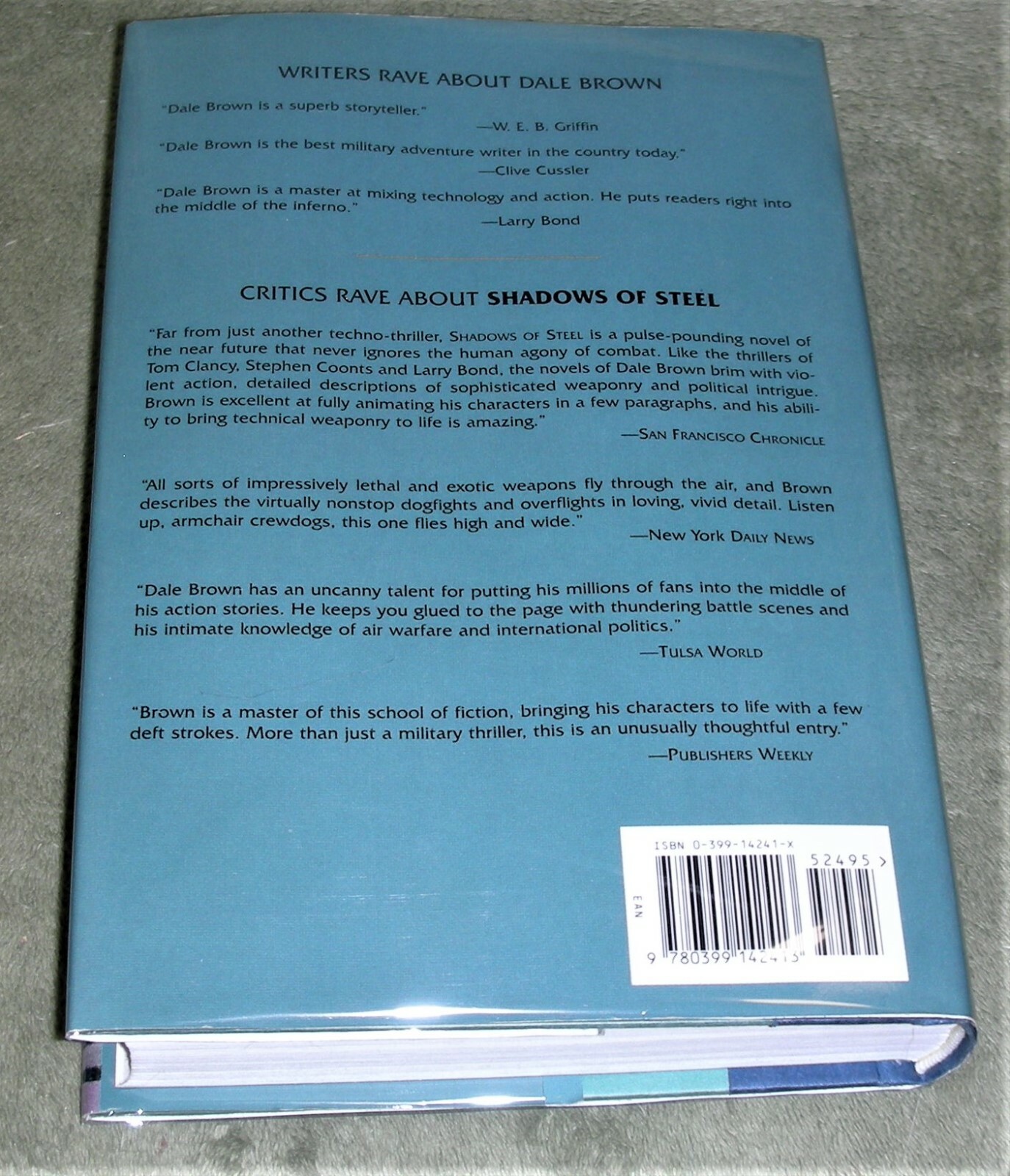 FATAL TERRAIN by Dale Brown 1997 HC/DJ ~ 1st Edition 1st Printing + Cover
