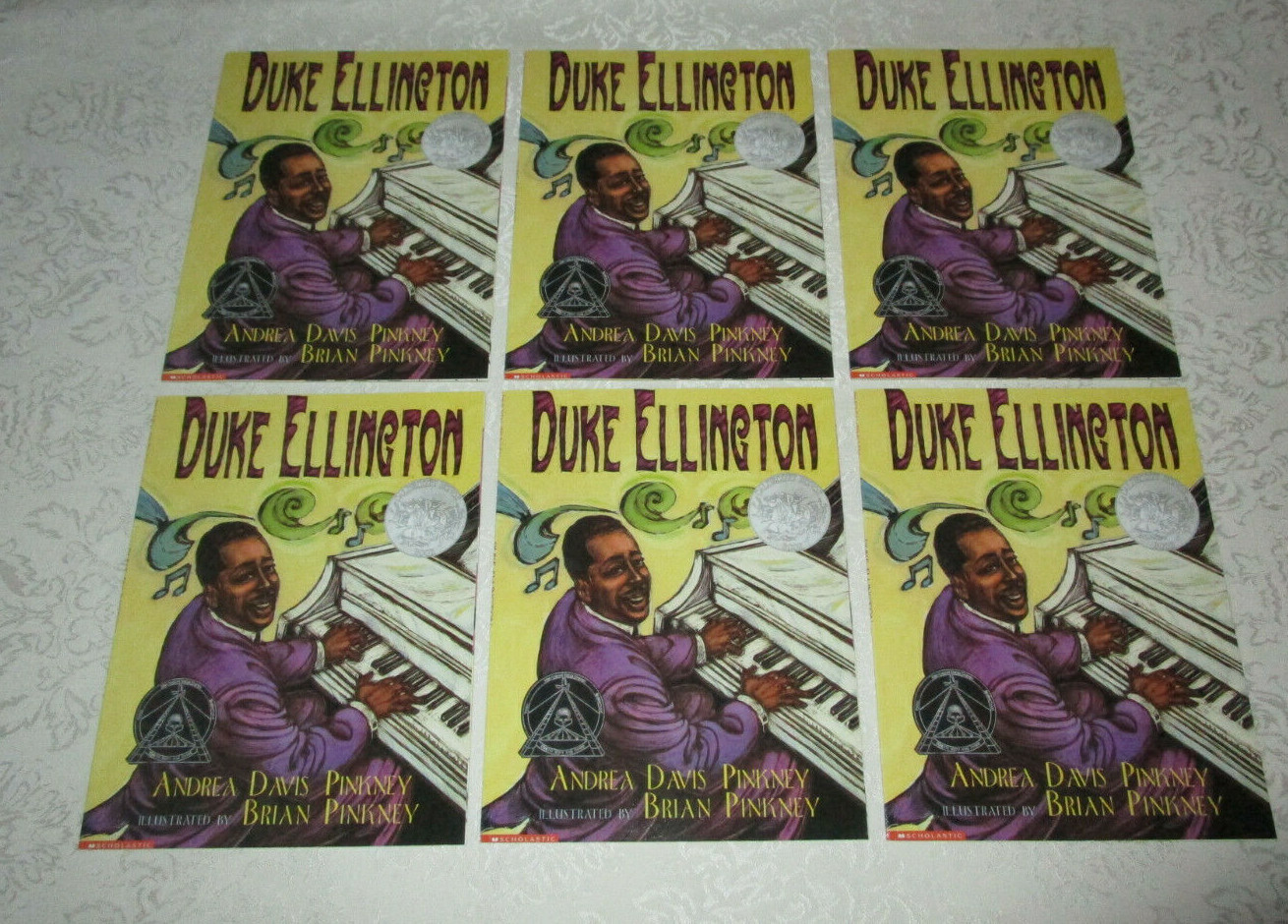Duke Ellington Andrea Davis Pinkney (Set of 6) Level Q/DRA 40/Lexile AD800L VG