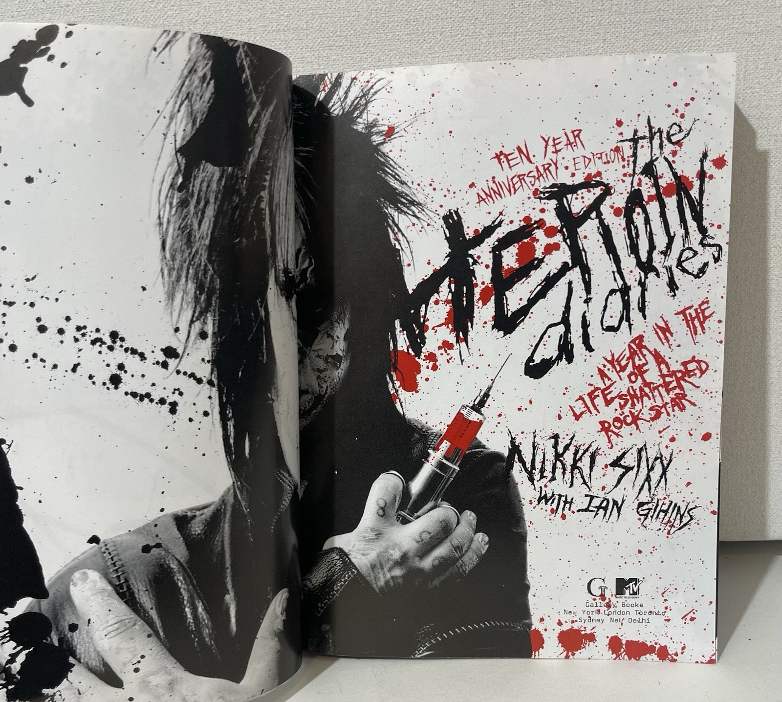 SIGNED The Heroin Diaries Ten Year Anniversary Edition by Nikki Sixx autographed