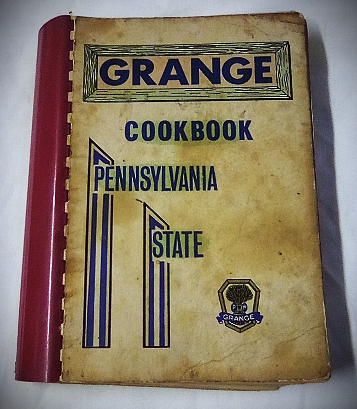 Vintage (1972) Grange Pennsylvania State Cookbook 536 Pages Over 1500 Recipes