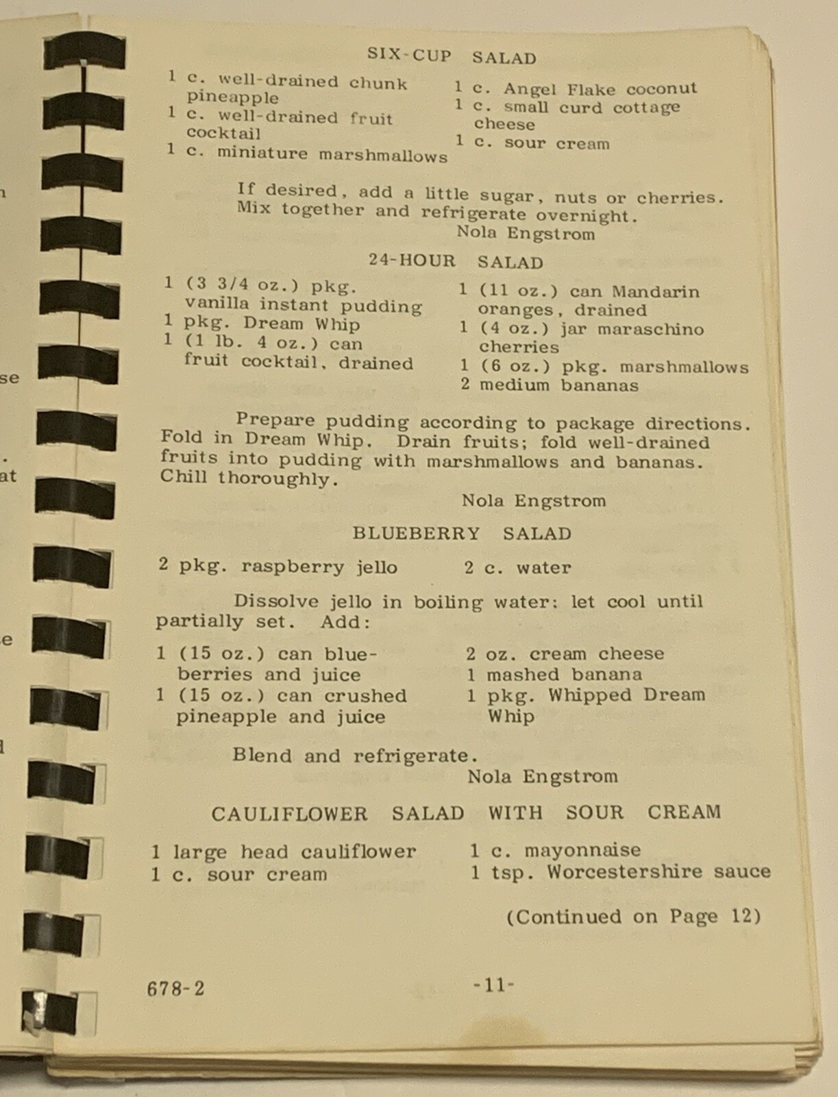 Vtg First United Methodist Church Cherished Recipes Cookbook Golden Colorado CO