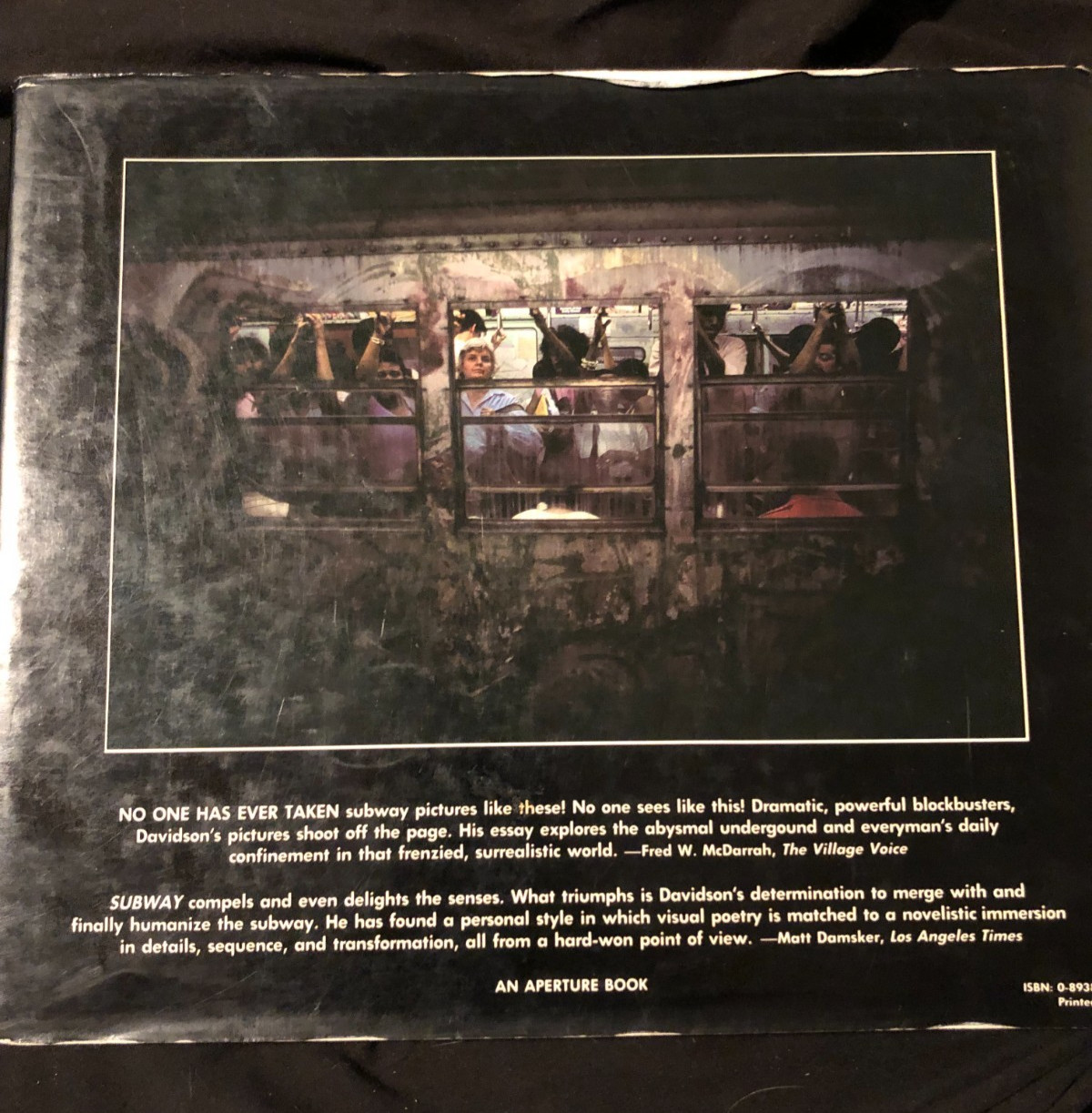 Bruce Davidson Subway 1986 First Edition Aperture Photo Book VG+ Hardcover