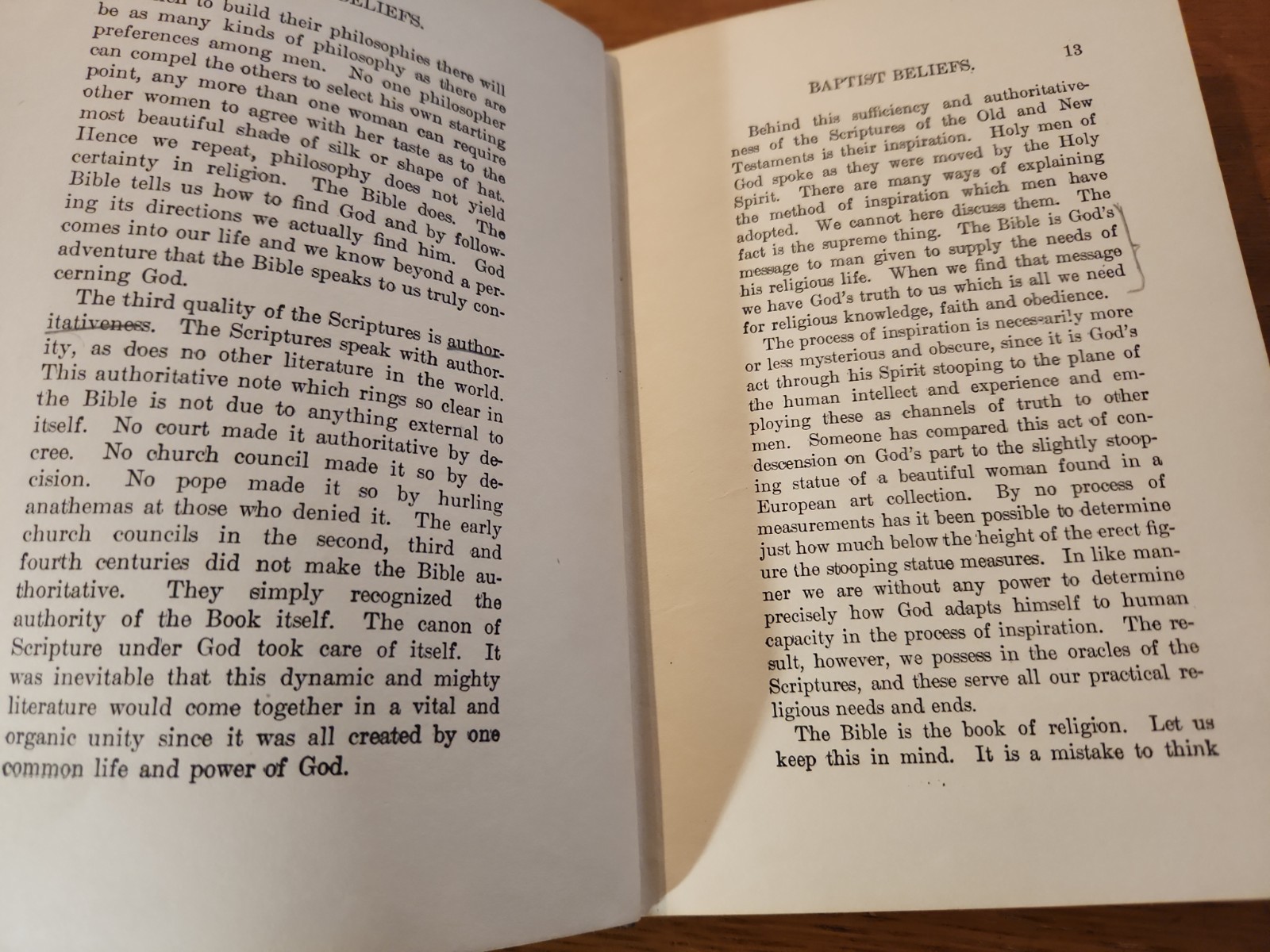 Baptist Beliefs by E. Y. Mullins Antique Hardcover 1912