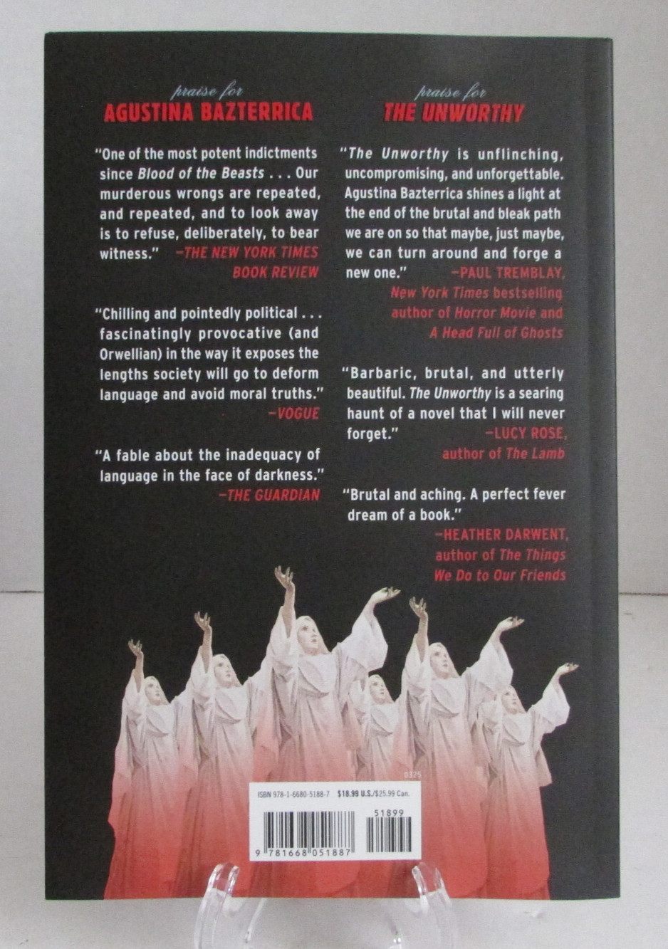 The Unworthy : A Novel – Agustina Bazterrica PB [Night Worms, March 2025]