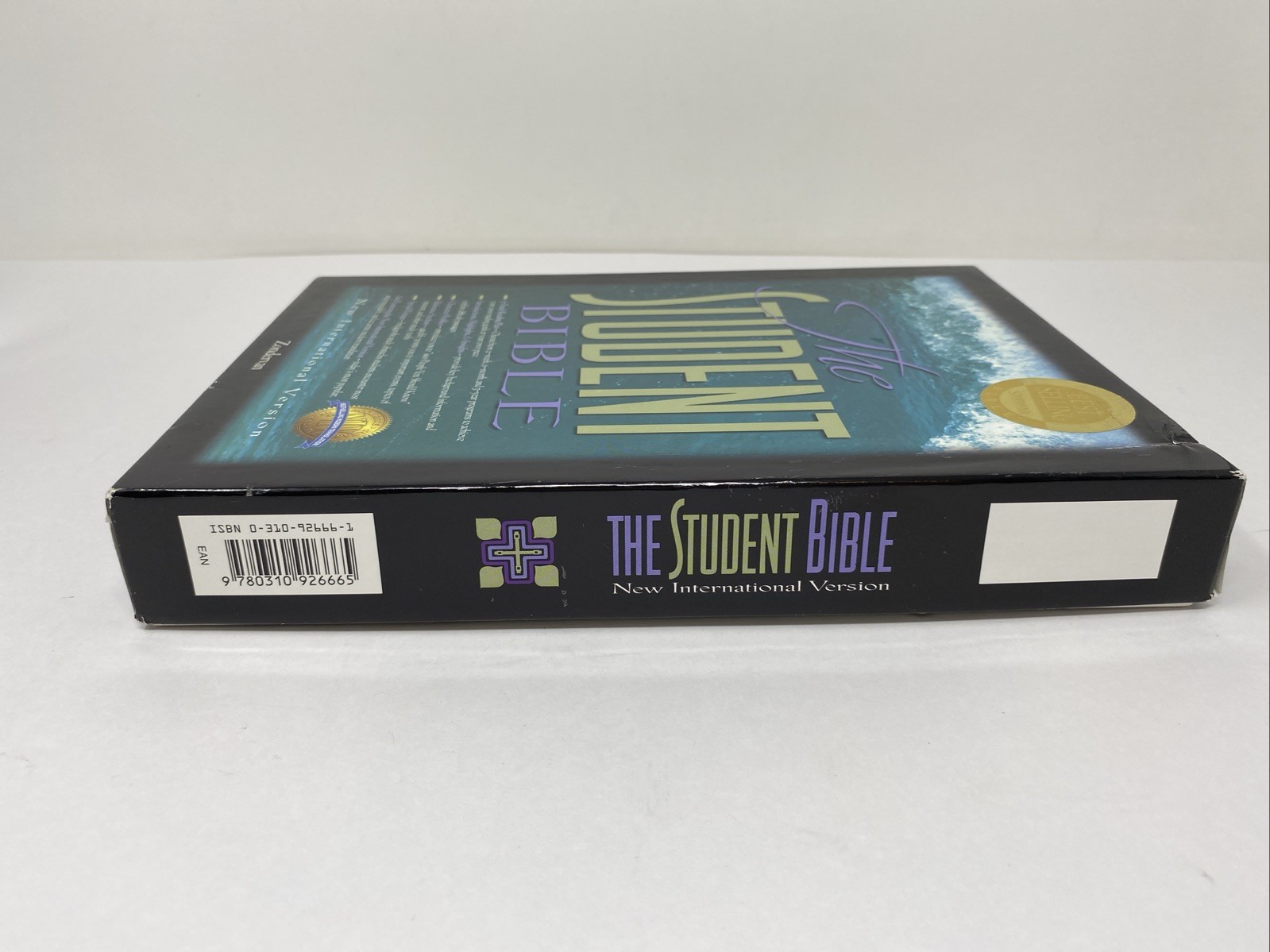 Student Bible NIV 1984 Burgundy Bonded Leather 2006 Print Clean Pages Box