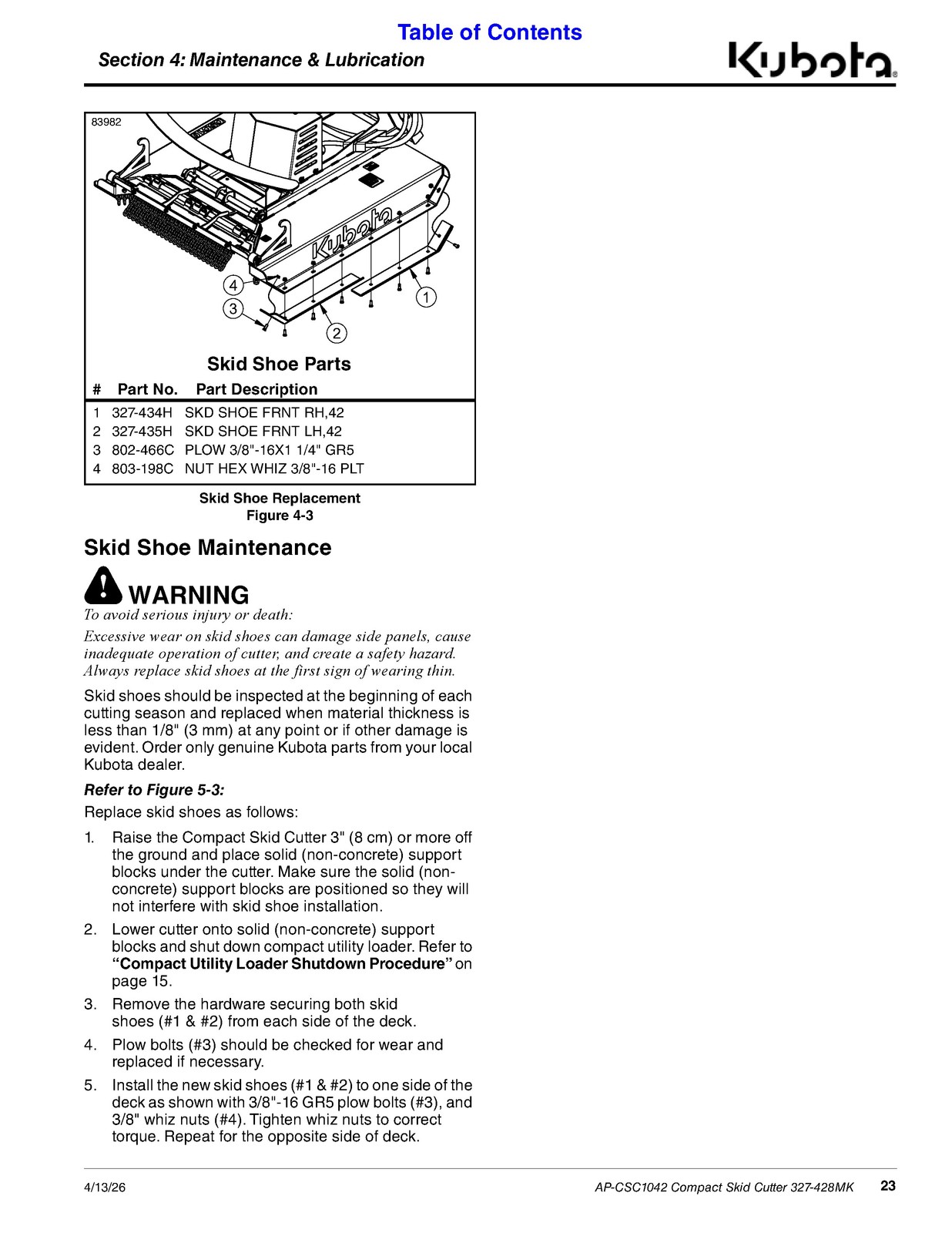 LAND PRIDE CSC10 Series Compact Skid Cutter Operators Manual – WIRE BOUND