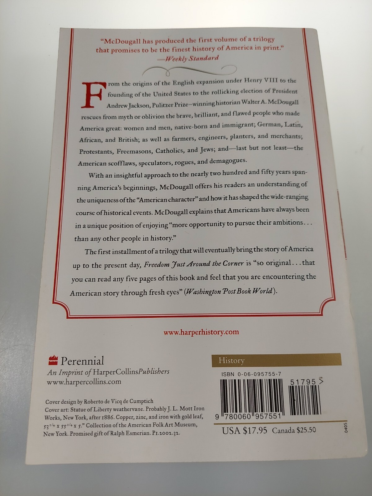Freedom Just Around the Corner: A New American History: 1585-1828