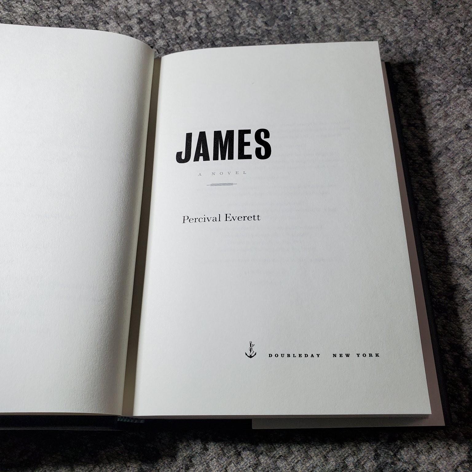 James Percival Everett 2024 First Edition Hardcover Book HCDJ