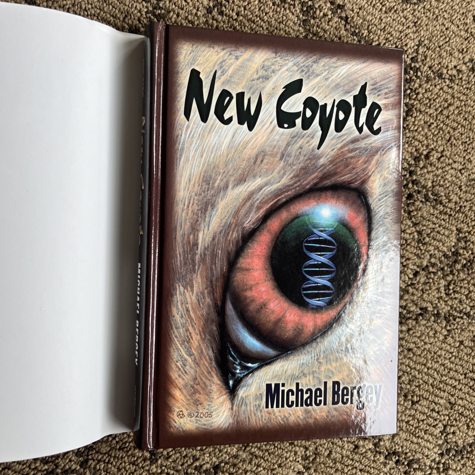 NEW COYOTE By Michael Bergey- Signed HCDJ 1st Edition, 1st Printing EUC