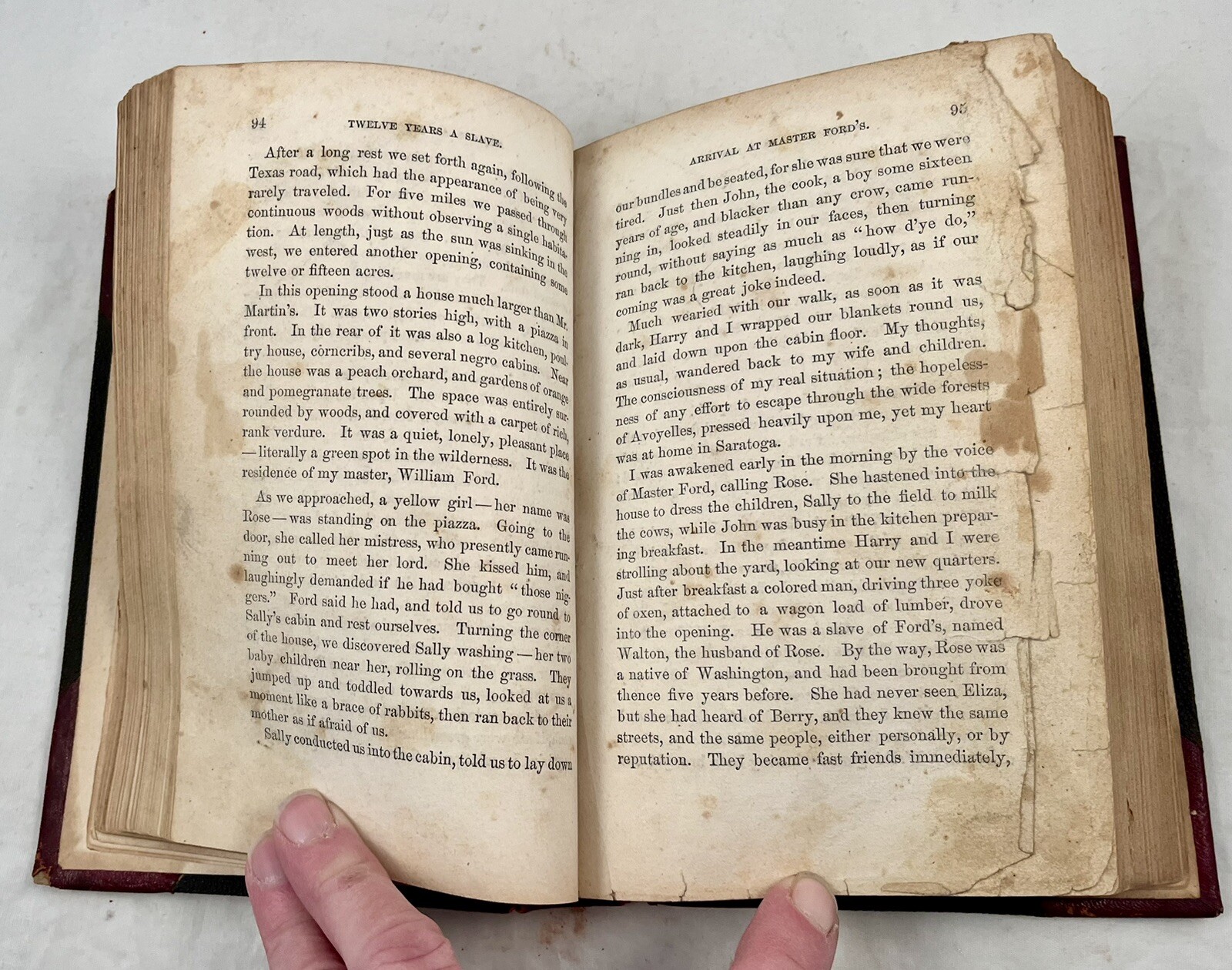 12 YEARS A SLAVE Narrative Of Solomon Northup First Edition 1853