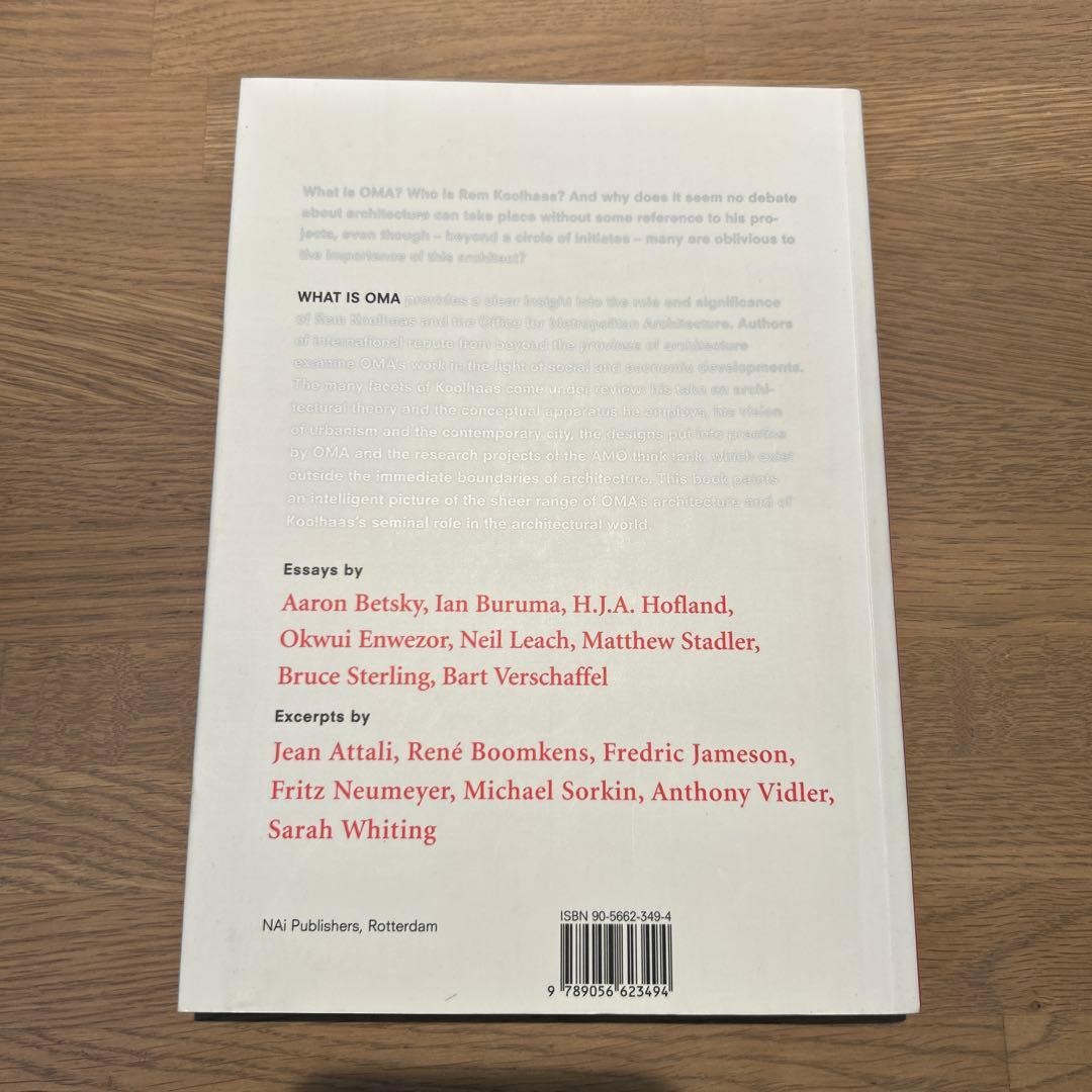 Rem Koolhaas & OMA Architecture Book Essays on OMA and Design
