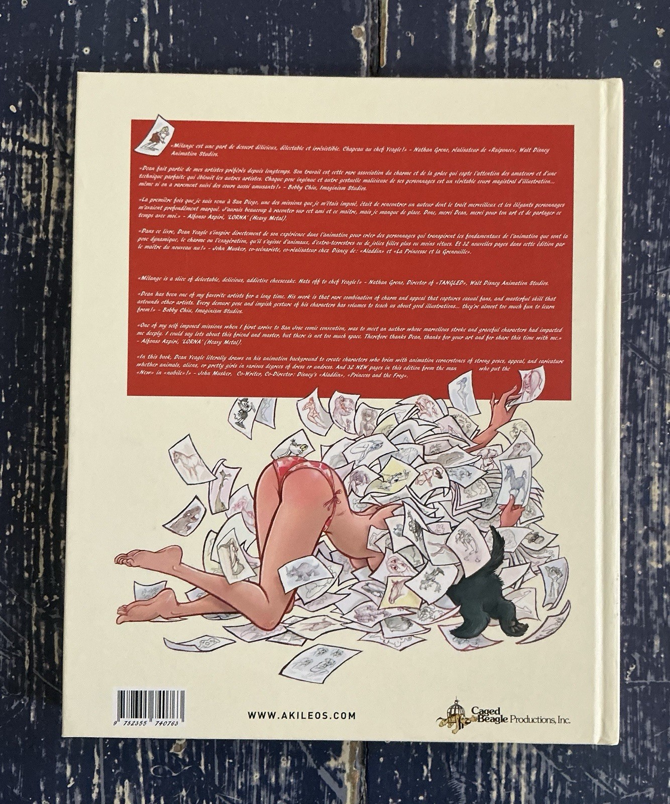 MELANGE By Dean Yeagle 2012 Comics Cartooning Animation Illustration Art HC Book