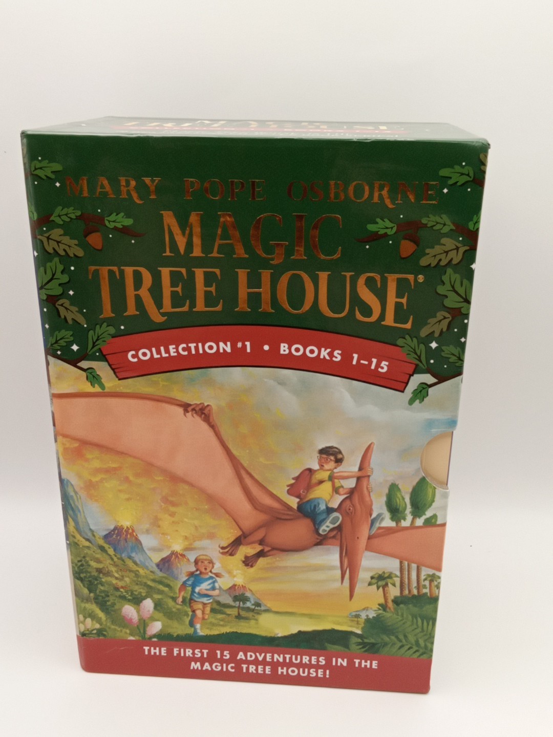 Magic Tree House Boxed Set, Books 1-15 Mary Pope Osborne VG FREE SHIPPING