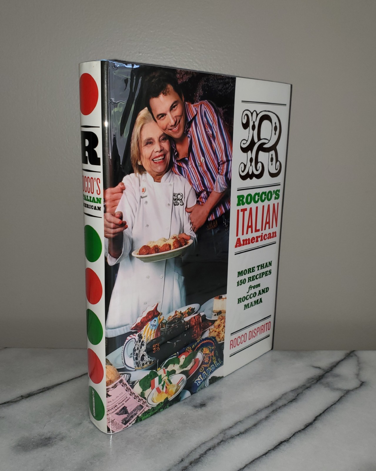*Signed Bkplte ROCCO’S ITALIAN AMERICAN Rocco Dispirito & Mama Cookbook 2004 1st