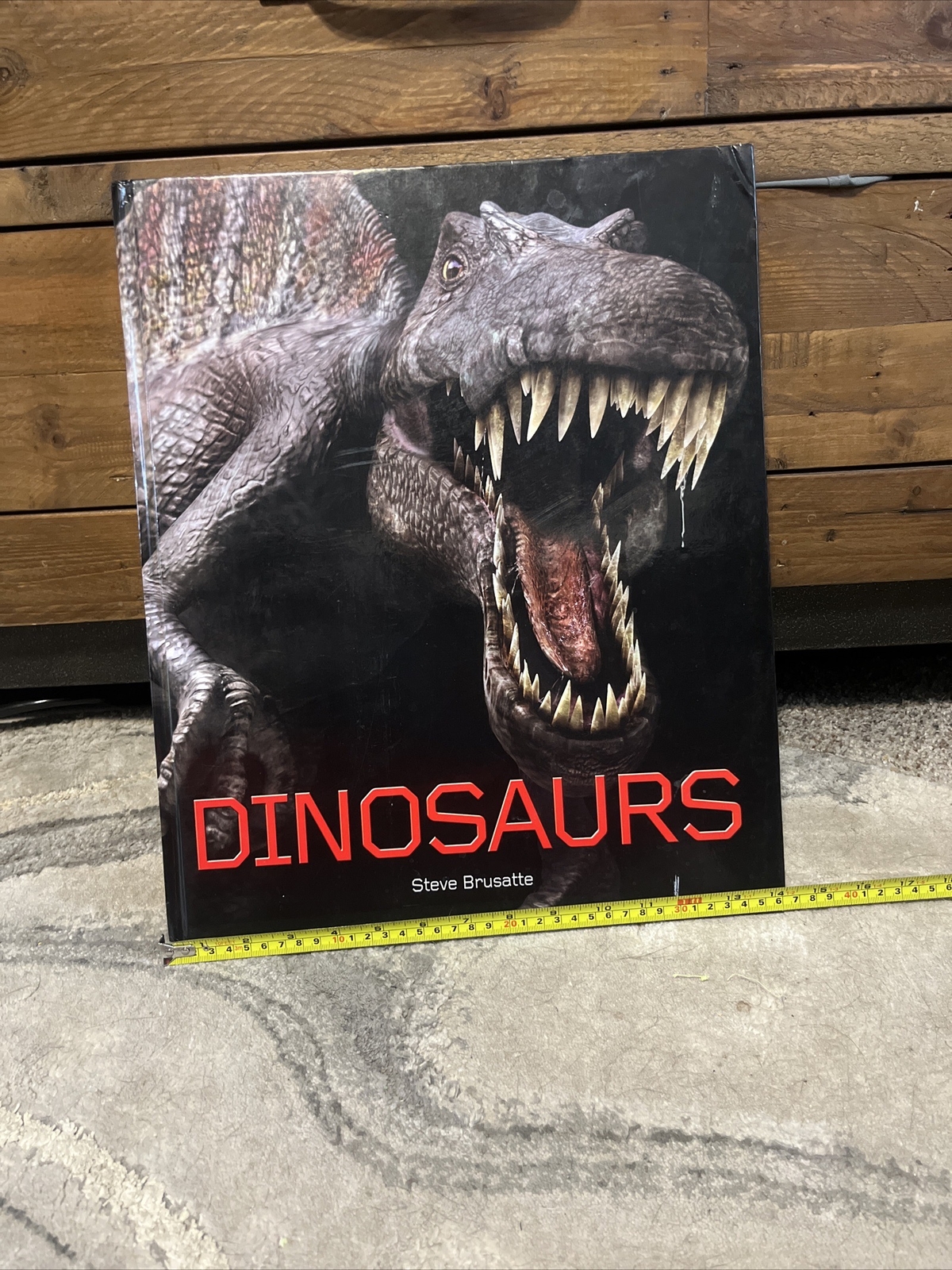 Hardcover Dinosaurs by M. J. Benton/Steve Brusatte 2008! Huge Book 17 X 14