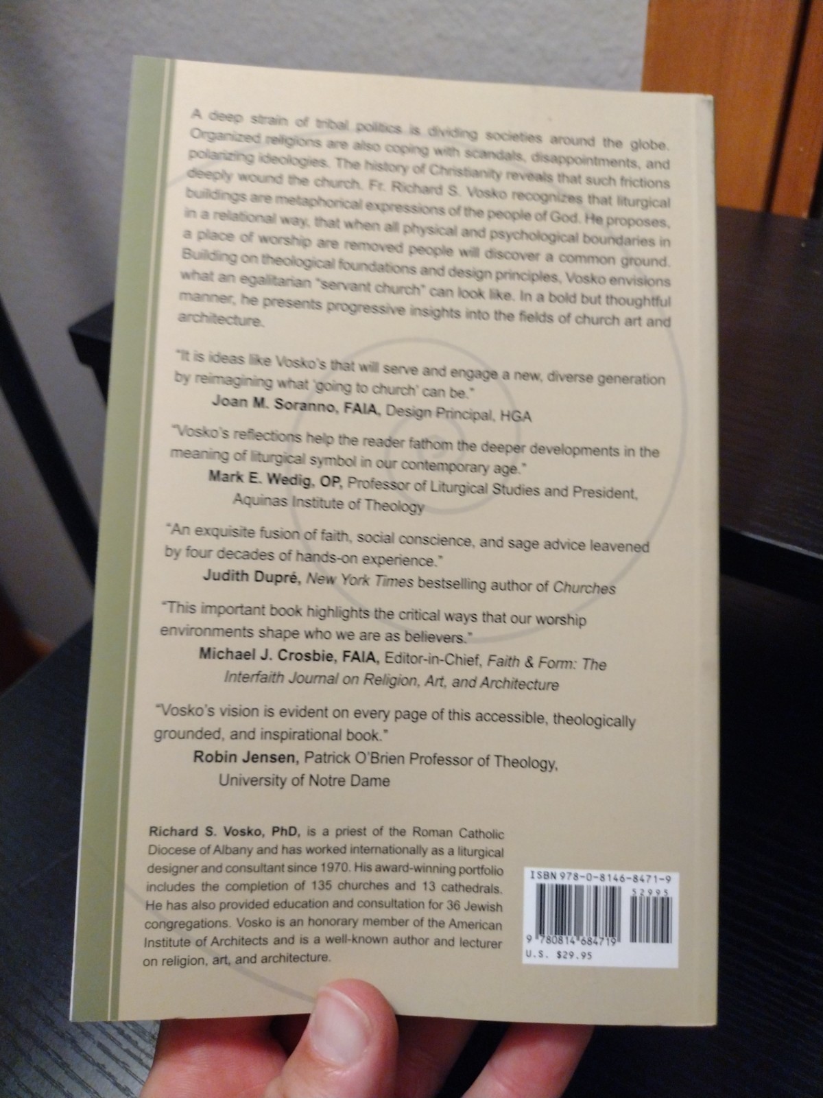 Art & Architecture For Congregational Worship Richard S. Vosko Liturgical Press