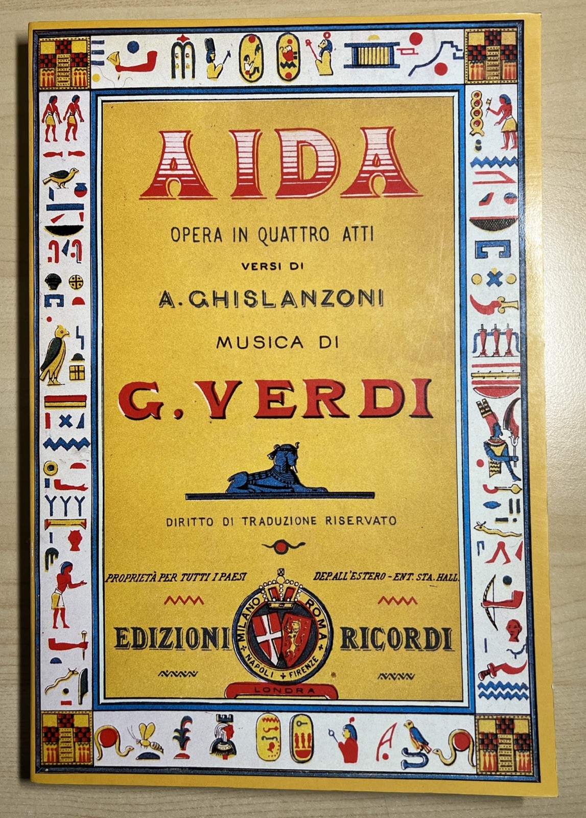 Teatro Alla Scala Milan Italy Verdi Aida Lorin Maazel 1985/86 Program 140+ Pages