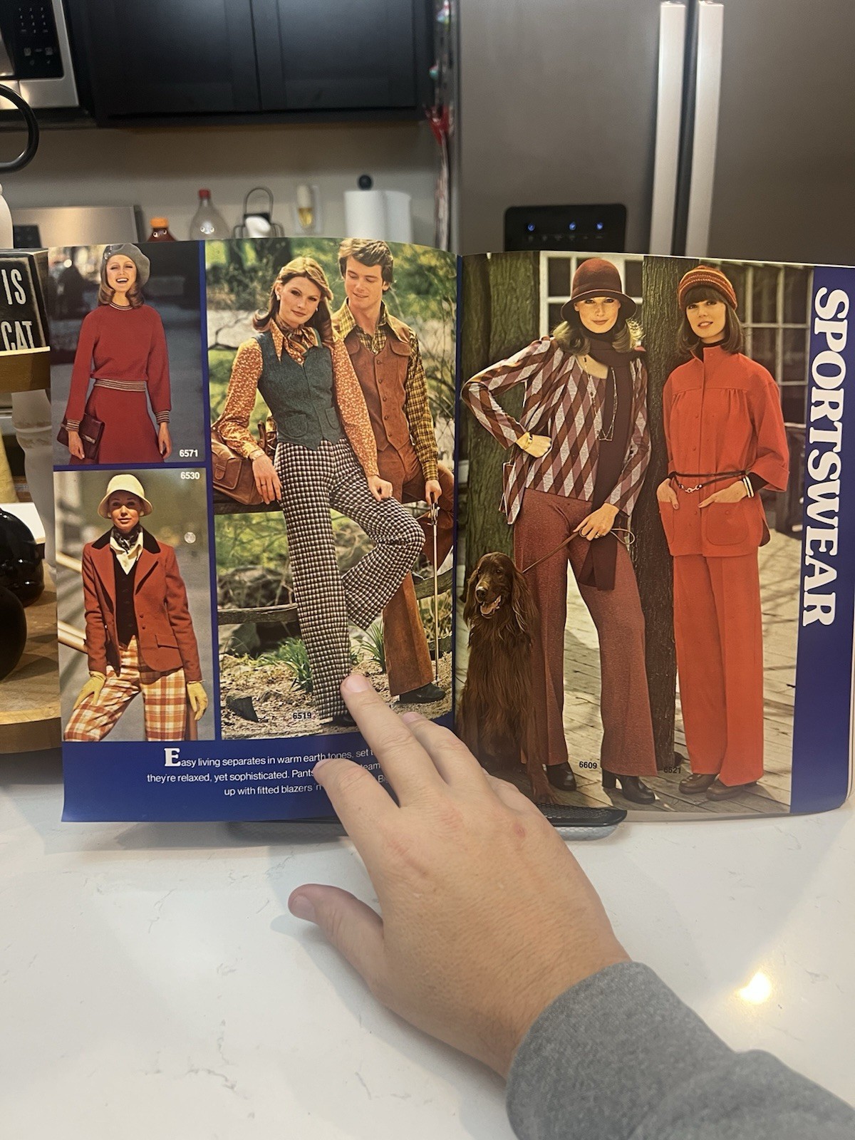 1974 Simplicity Home Catalog~Retro Fashion~Clothing Sewing Patterns 89pgs