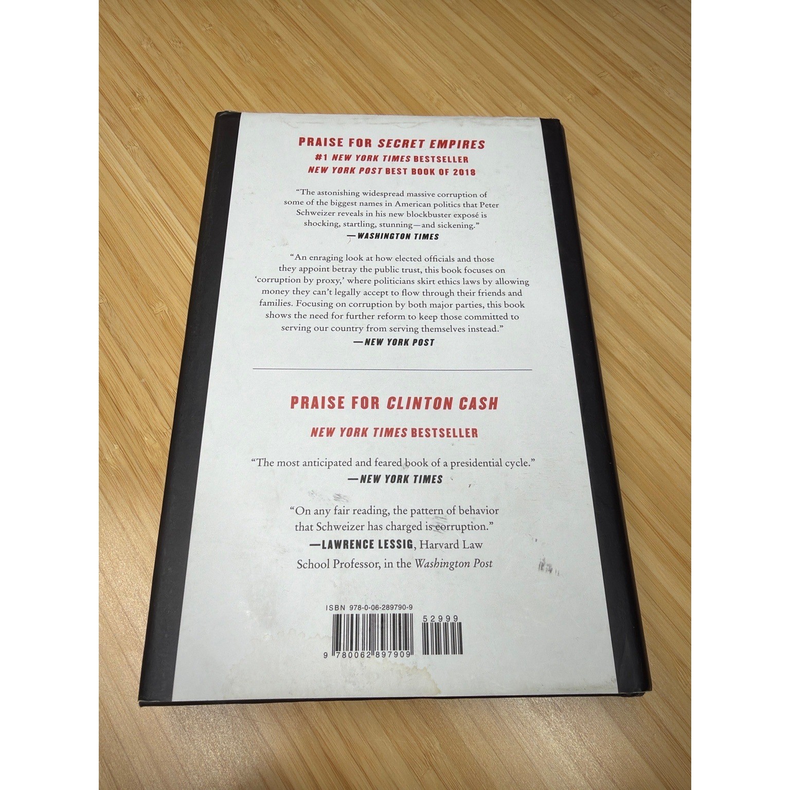 Profiles In Corruption Peter Schweizer 2020 First Edition Hardcover DJ