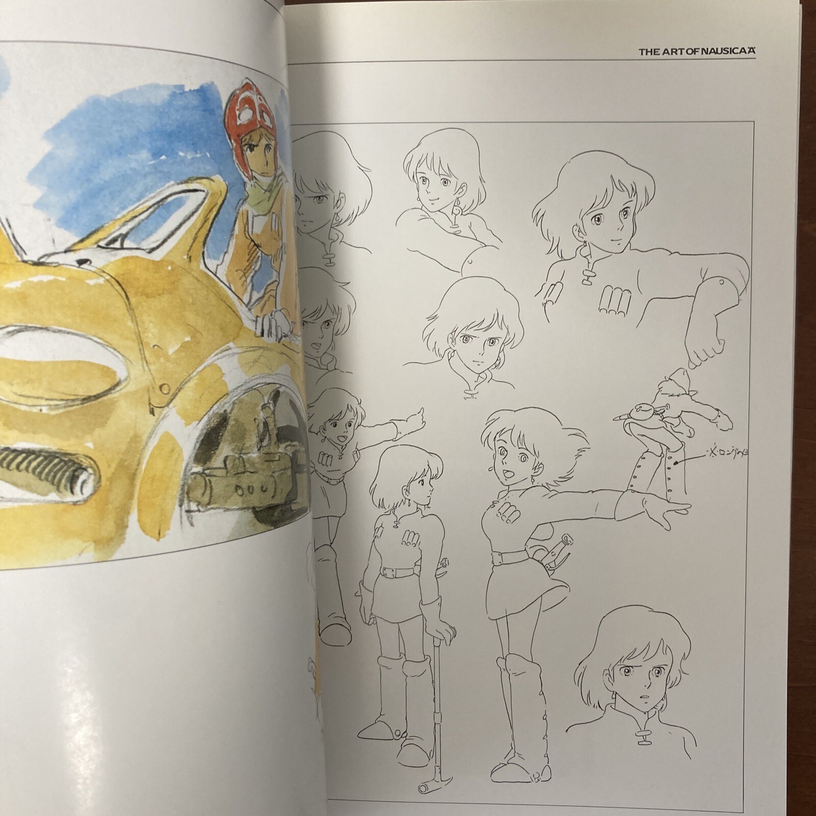 THE ART OF NAUSICAA Hayao Miyazaki Art Book Illustration
