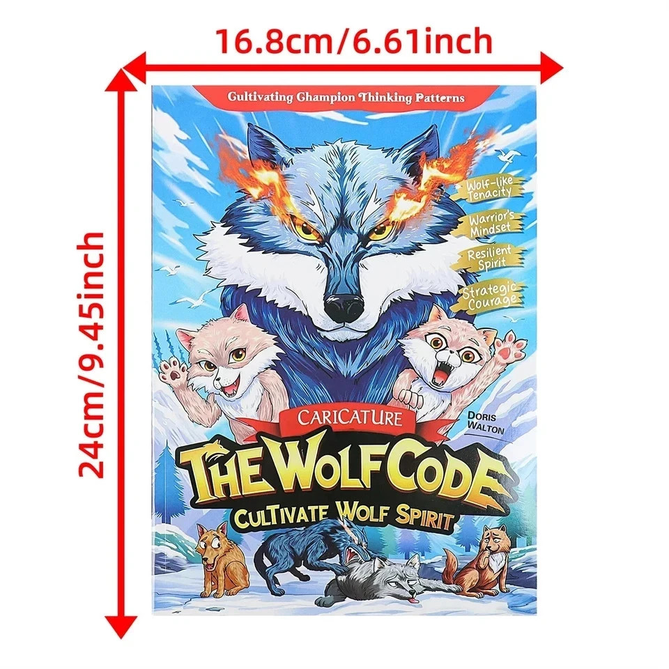 The Wolf Code Cultivate Wolf Spirit Growth Mindset Children’s Book English