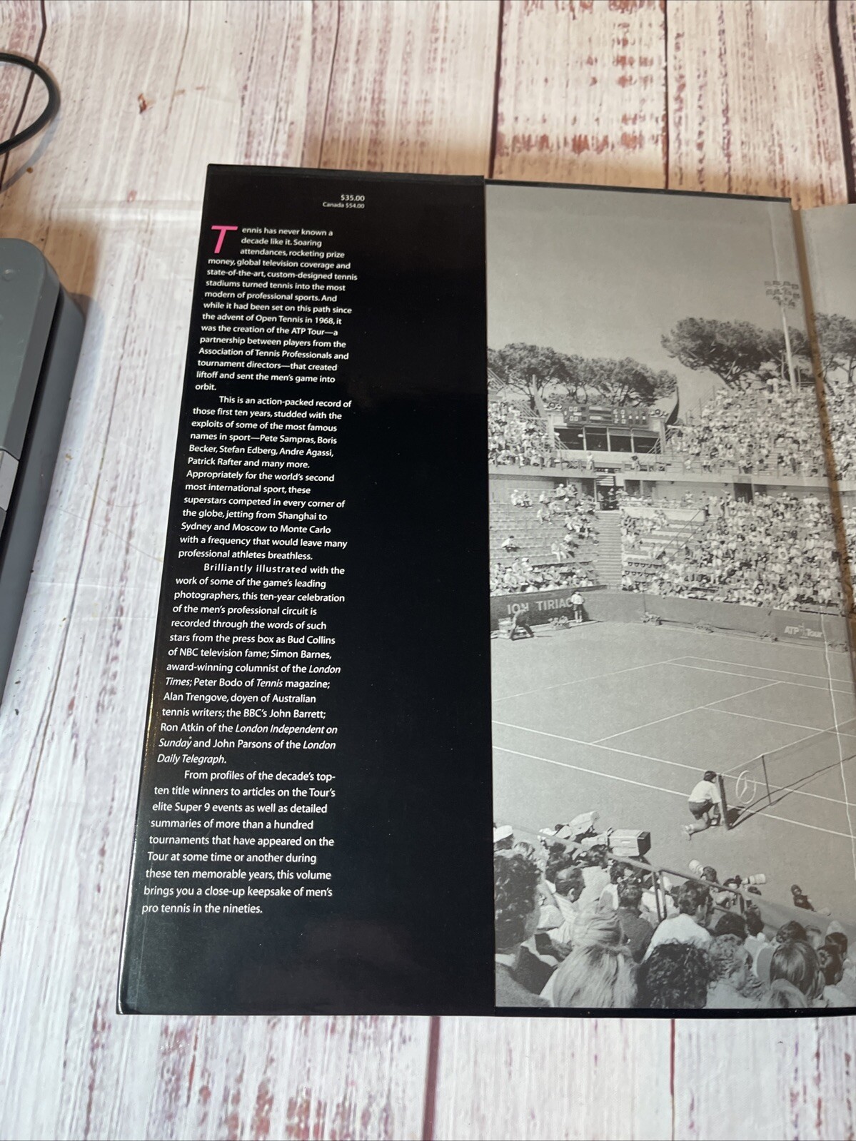 The Atp Tour: Ten Years of Superstar Tennis by Richard Evans Like New!!