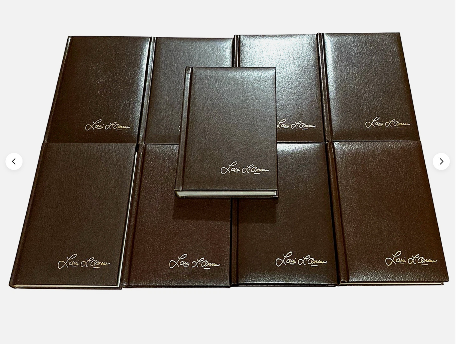Louis L’Amour Leatherette Western Books Choose Your Title Drop Down Menu