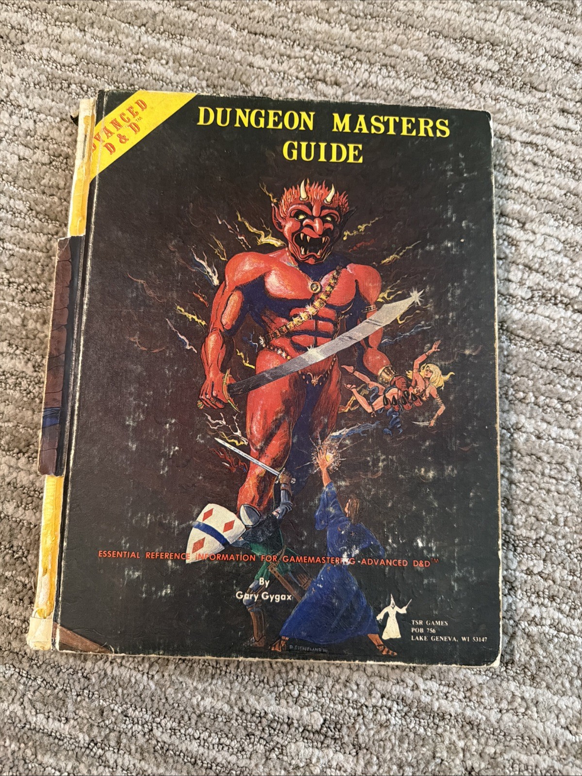 Dungeons Dragons AD&D Dungeon Master’s Guide TSR 1979 Revised Edition READ DESCR