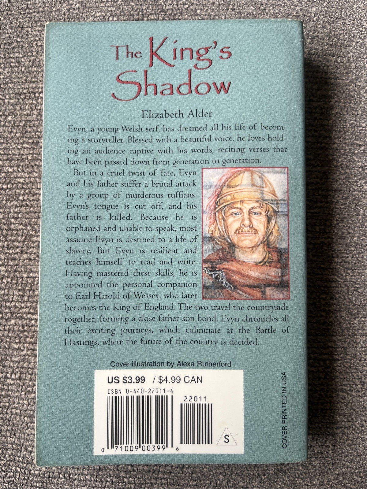 The Kings Shadow Elizabeth Alder Paperback Book