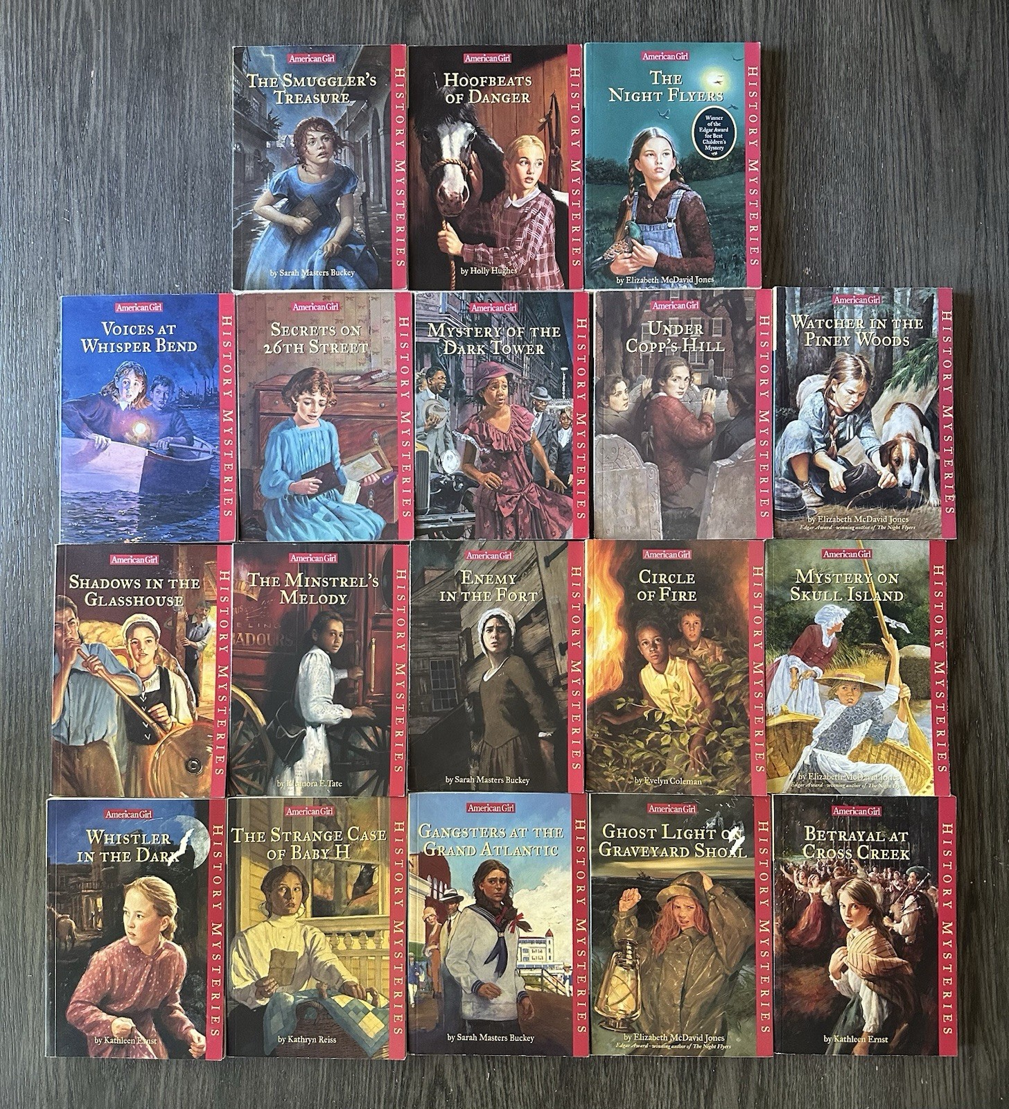 Lot O 18 American Girl History Mysteries Series Books Pleasant Company Paperback
