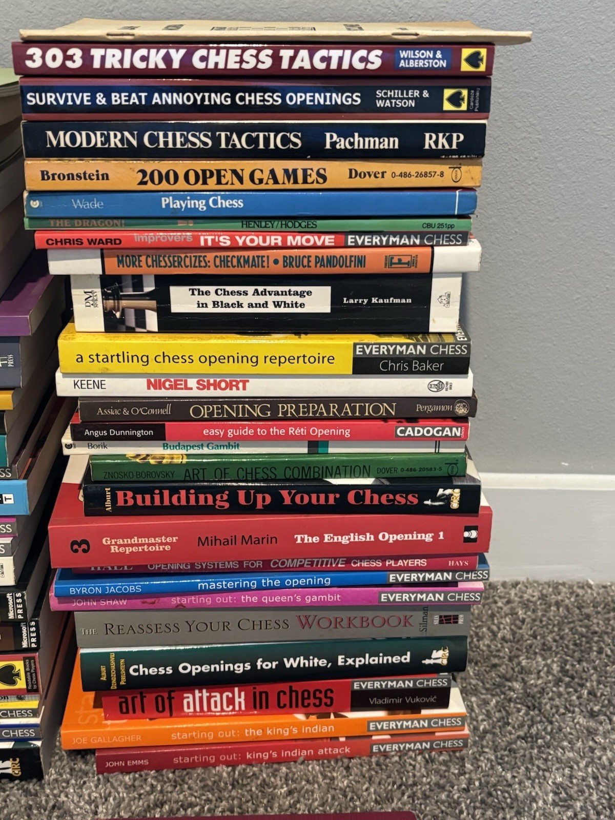 Chess Book Lot Collection – 50 Books