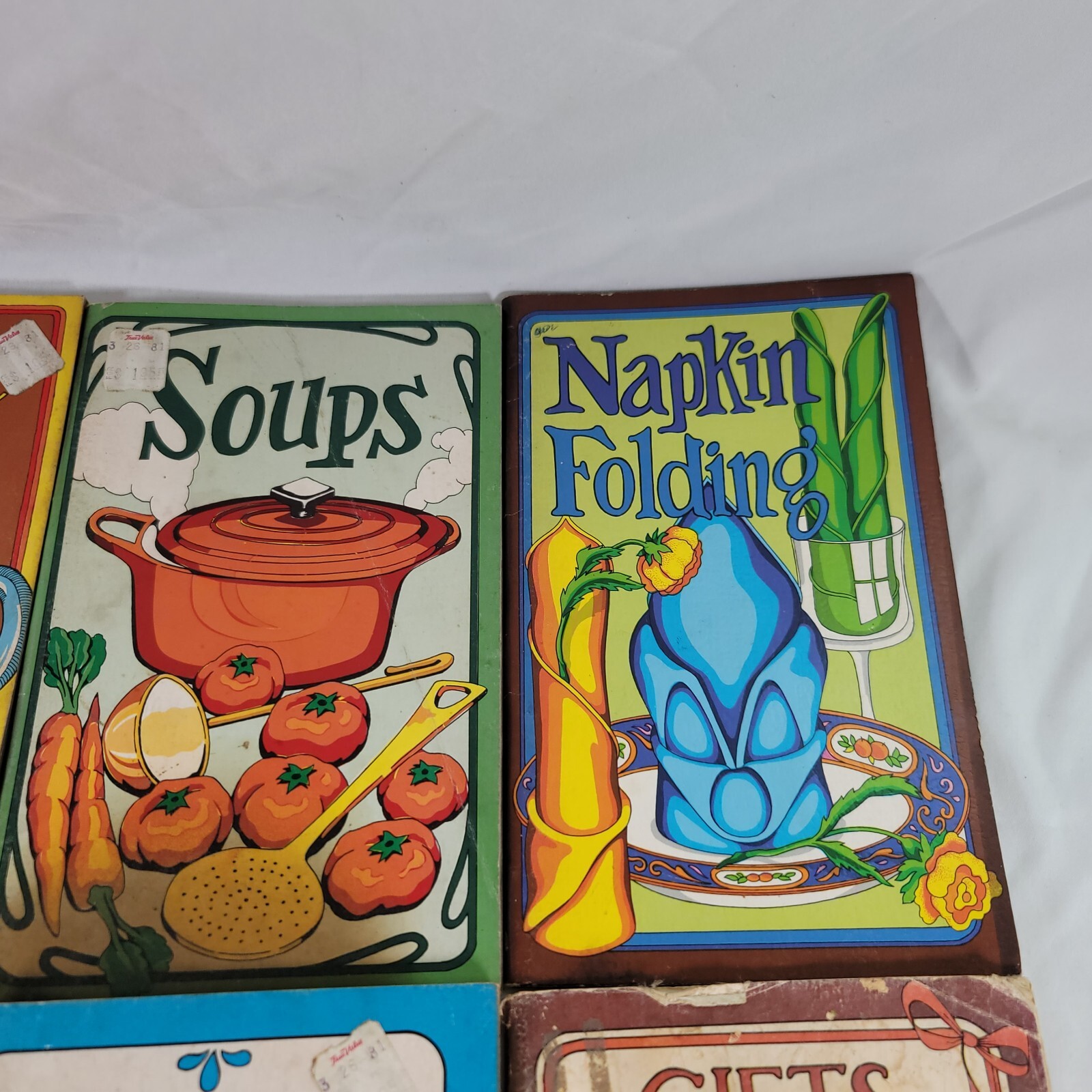 Lot Of 6 Vintage Potpourri Press Books – Cooking, Soups, Napkin Folding,…