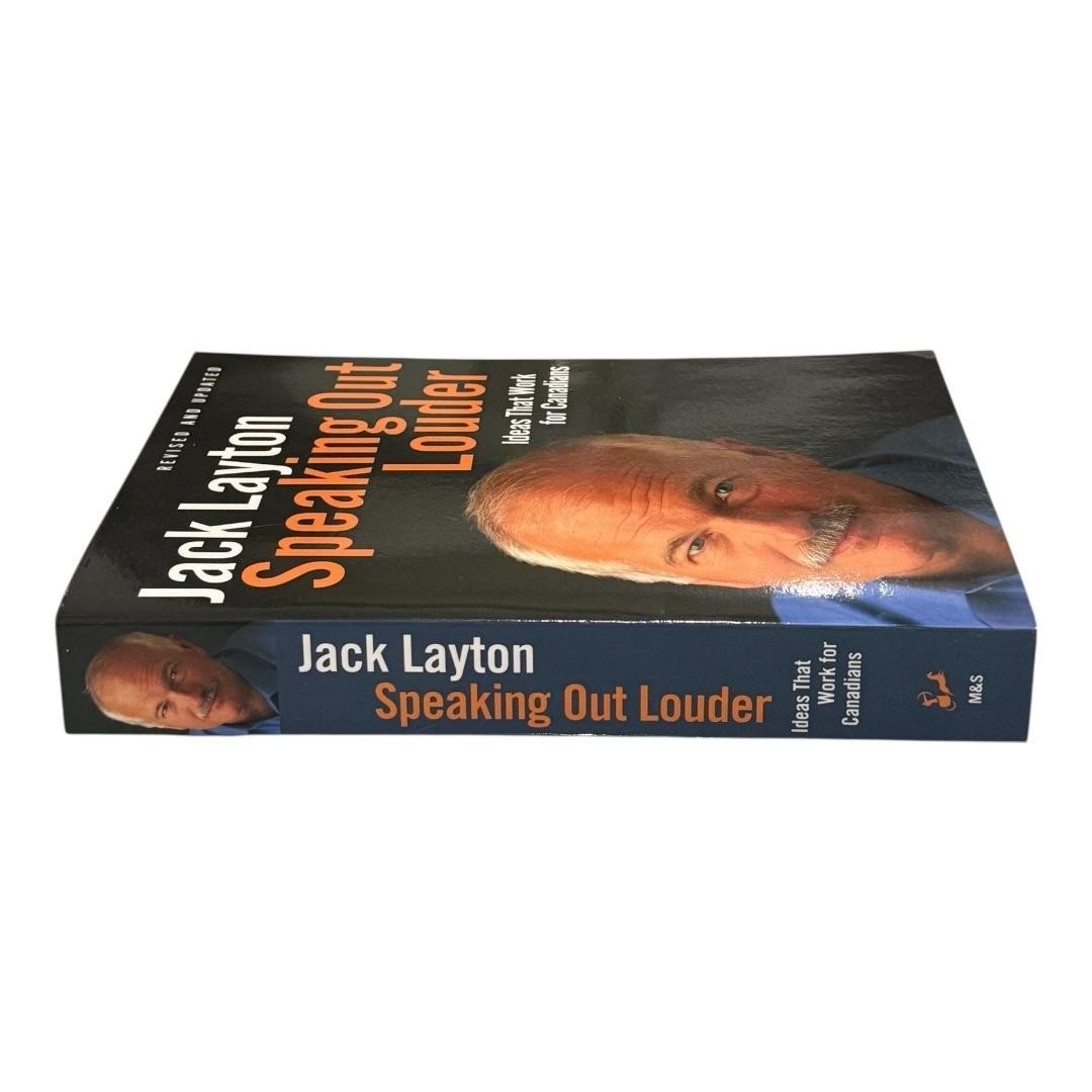 Speaking Out Louder Jack Layton Paperback Revised Updated Canadian Politics